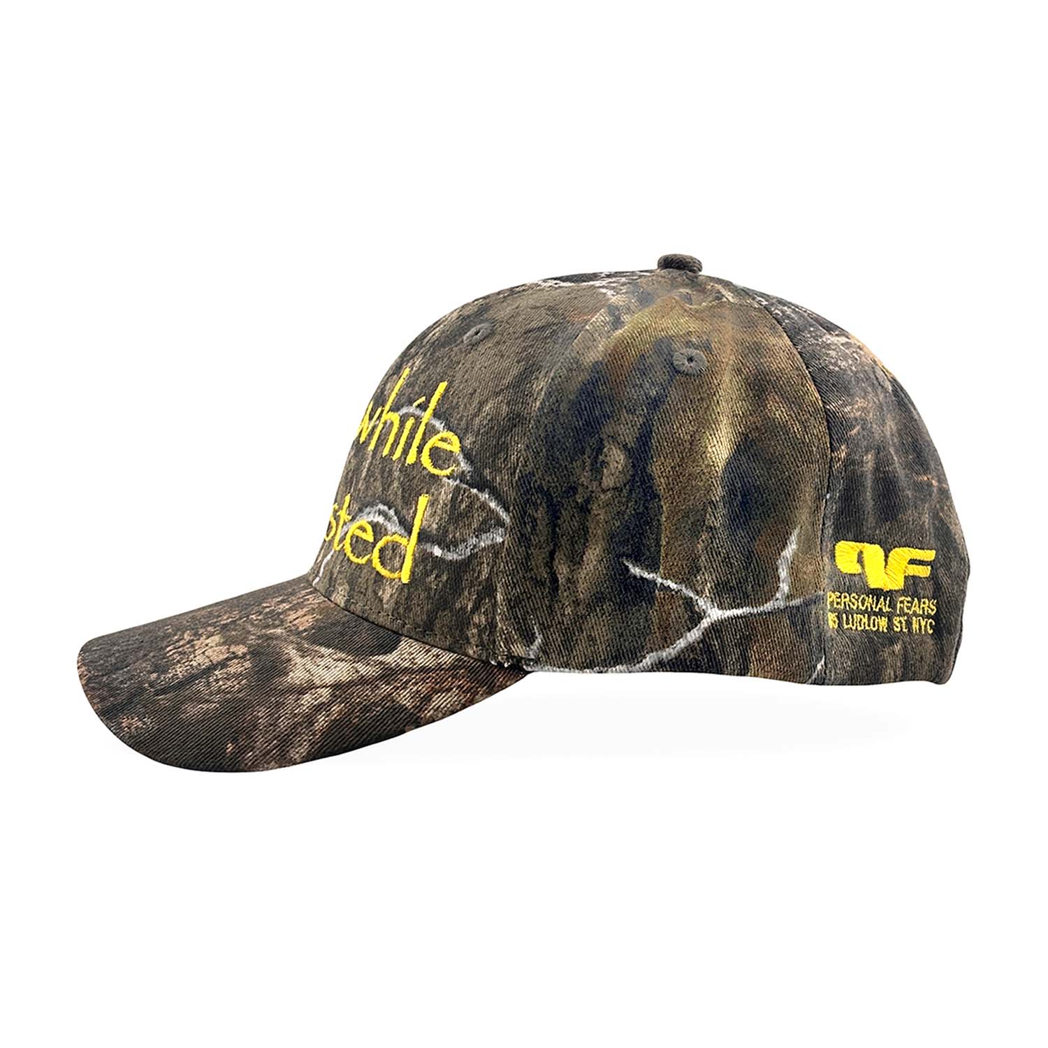 USA Hat - Woodland Camo Hat Personal Fears Personal Fears USA Hat | Fun While It Lasted | Adjustable Tree Camo Hunting Hat