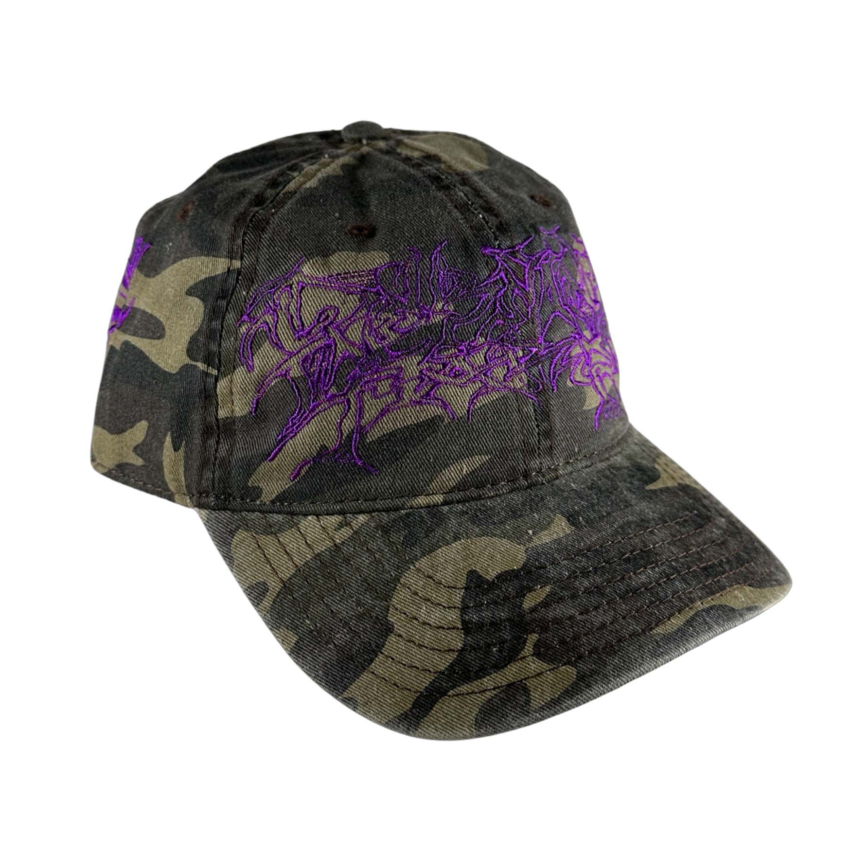 AntiStyle Hat - Camo / Purple Hat Personal Fears Personal Fears AntiStyle Hat - Camo / Purple - Distressed Camouflage