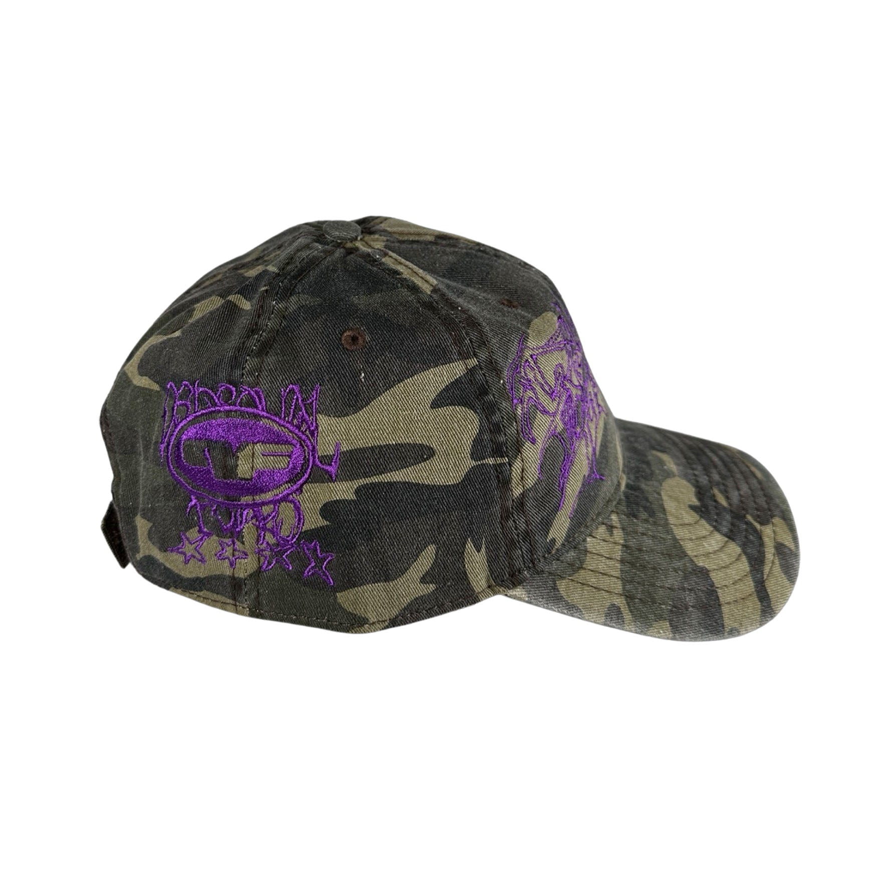AntiStyle Hat - Camo / Purple Hat Personal Fears Personal Fears AntiStyle Hat - Camo / Purple - Distressed Camouflage
