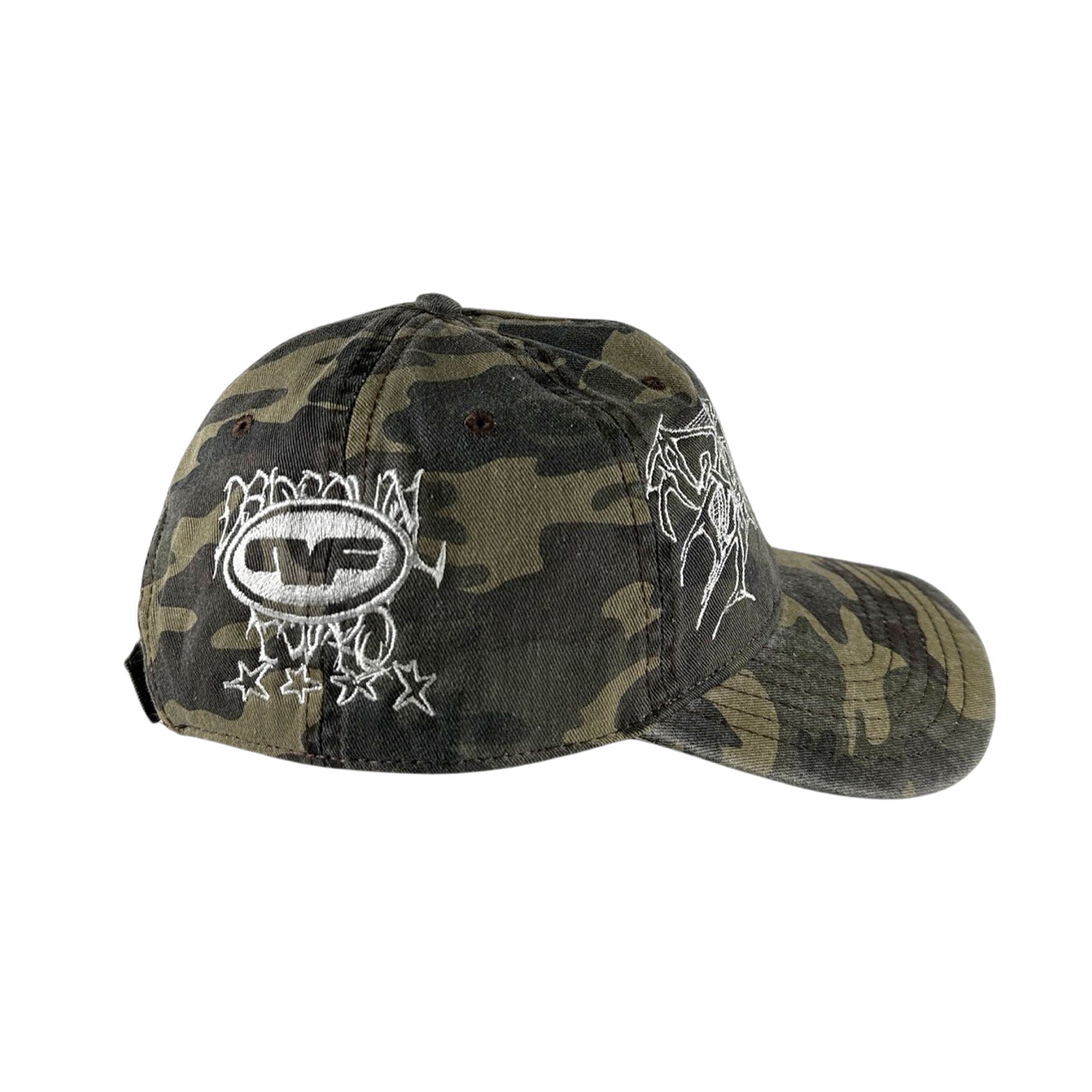AntiStyle Hat - Camo / White Hat Personal Fears Personal Fears AntiStyle Hat - Camo / White - Distressed Camouflage