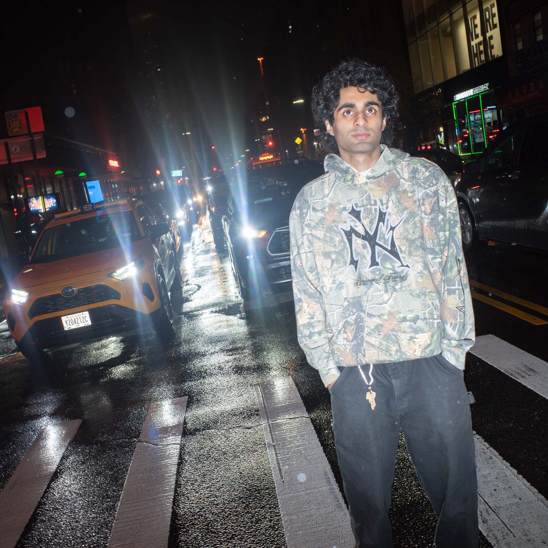 NY Hoodie hoodie Personal Fears Personal Fears NY Hoodie | Woodland Camo Sweatshirt NY Logo | Ultra Warm