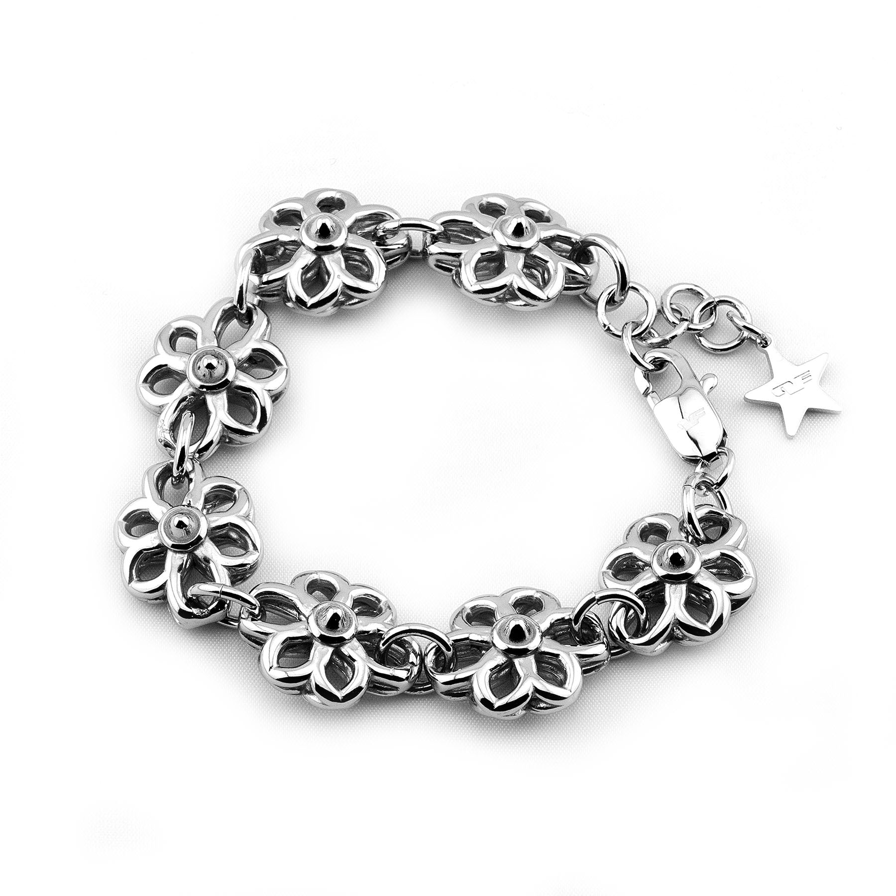 Floral Link Bracelet Bracelets Personal Fears Personal Fears Floral Link Bracelet | Fleur Chain | Chunky Jewelry