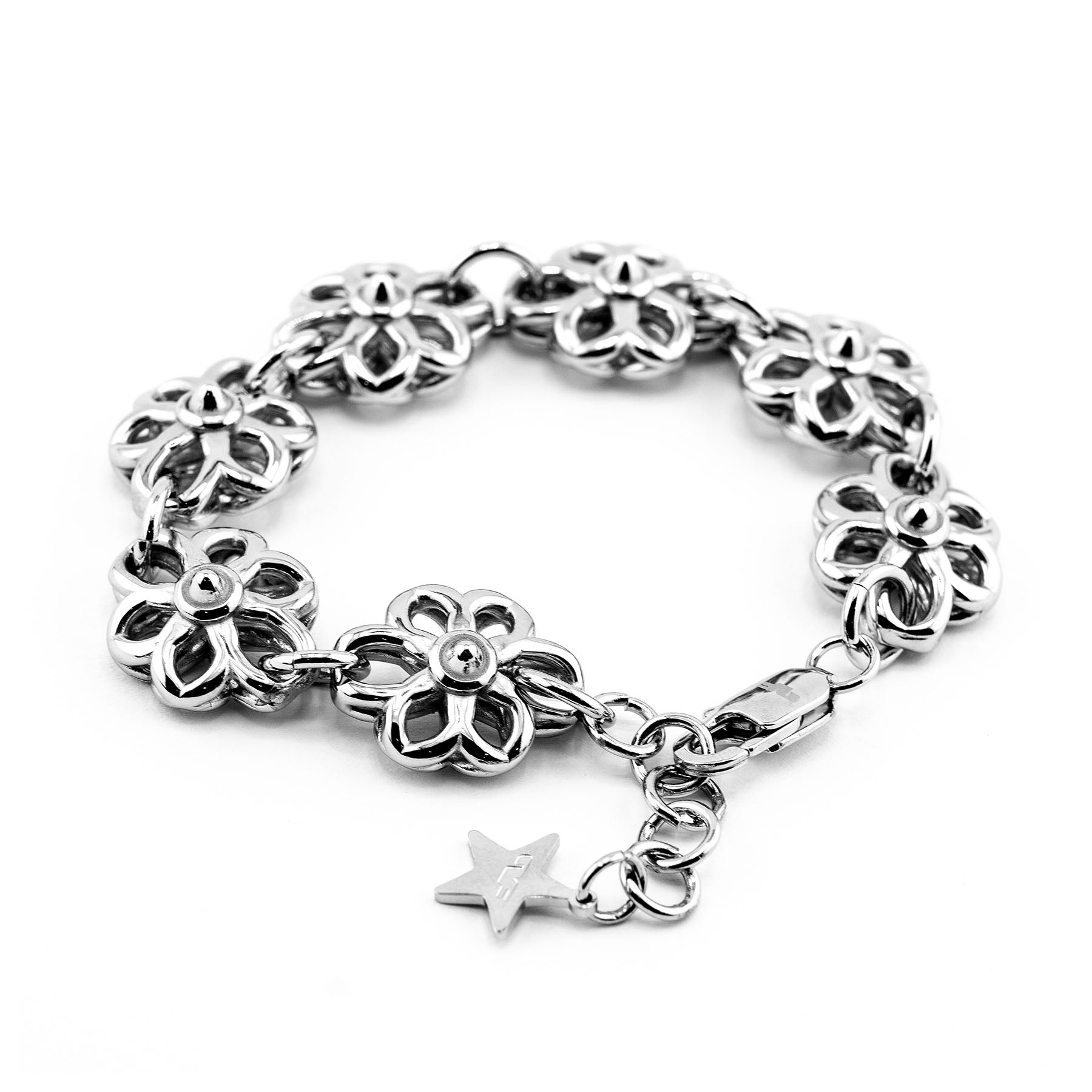 Floral Link Bracelet Bracelets Personal Fears Personal Fears Floral Link Bracelet | Fleur Chain | Chunky Jewelry