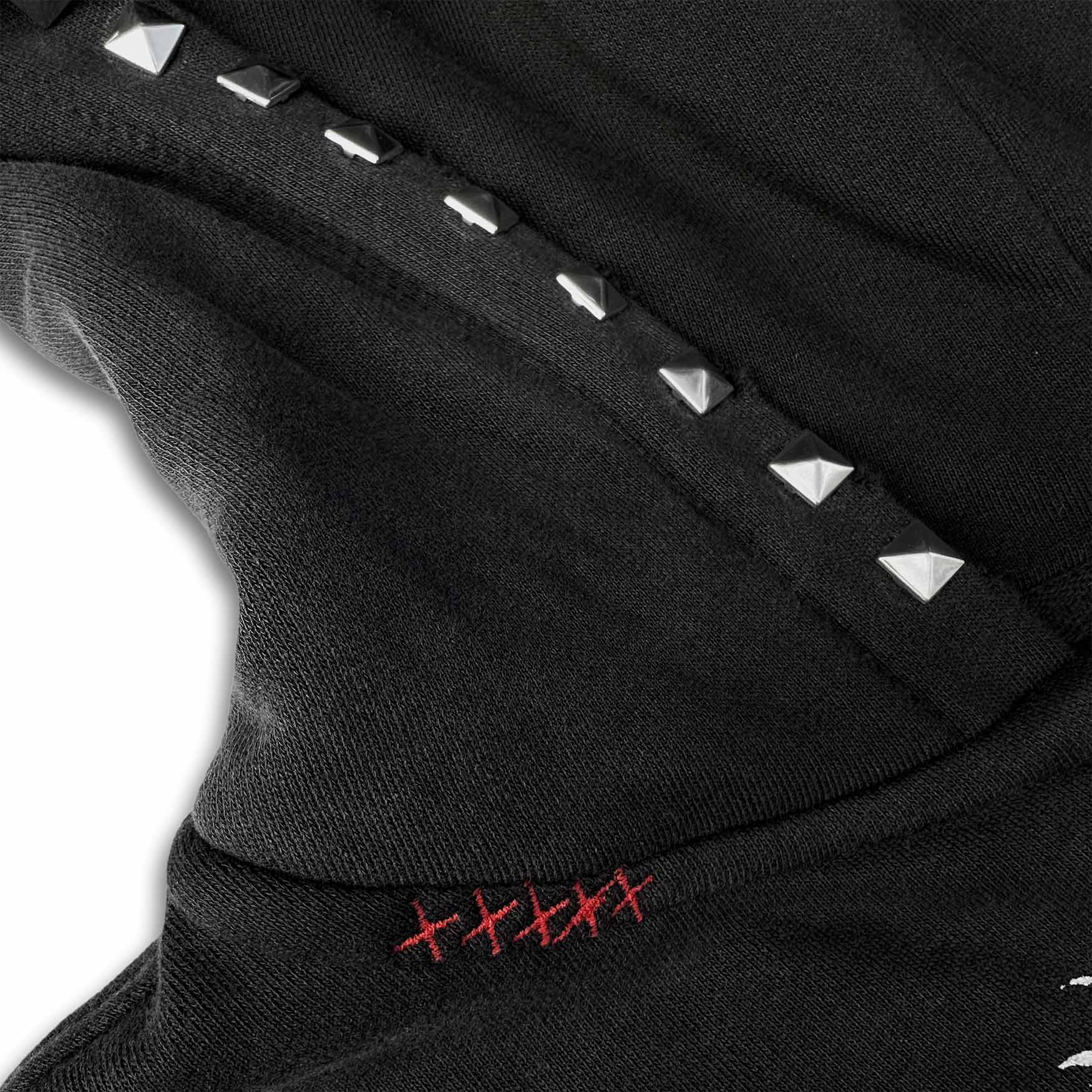 Crust Distressed Hoodie Shirts & Tops Personal Fears Personal Fears