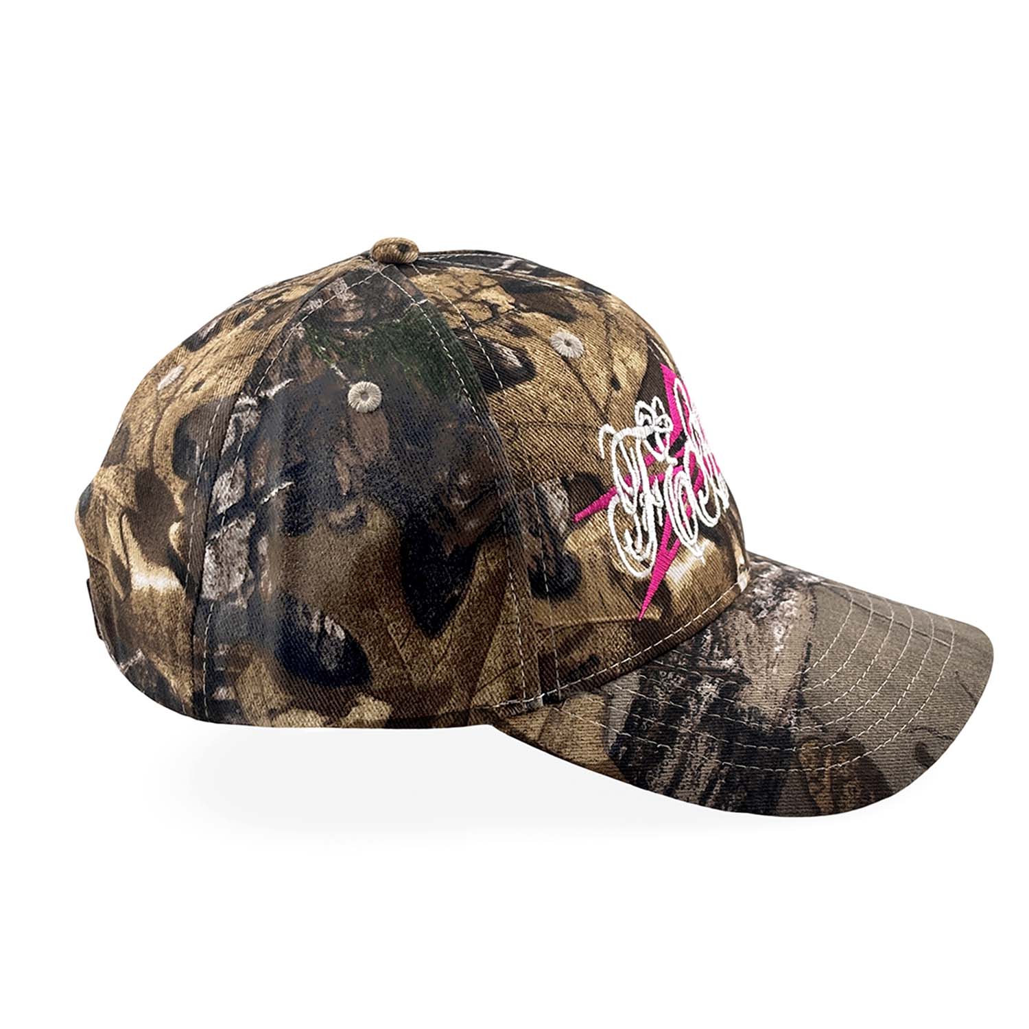 Bop Hat - Camo Hat Personal Fears Personal Fears Bop Hat - Camo | Realtree Camo Hat w/ Pink Star and Script