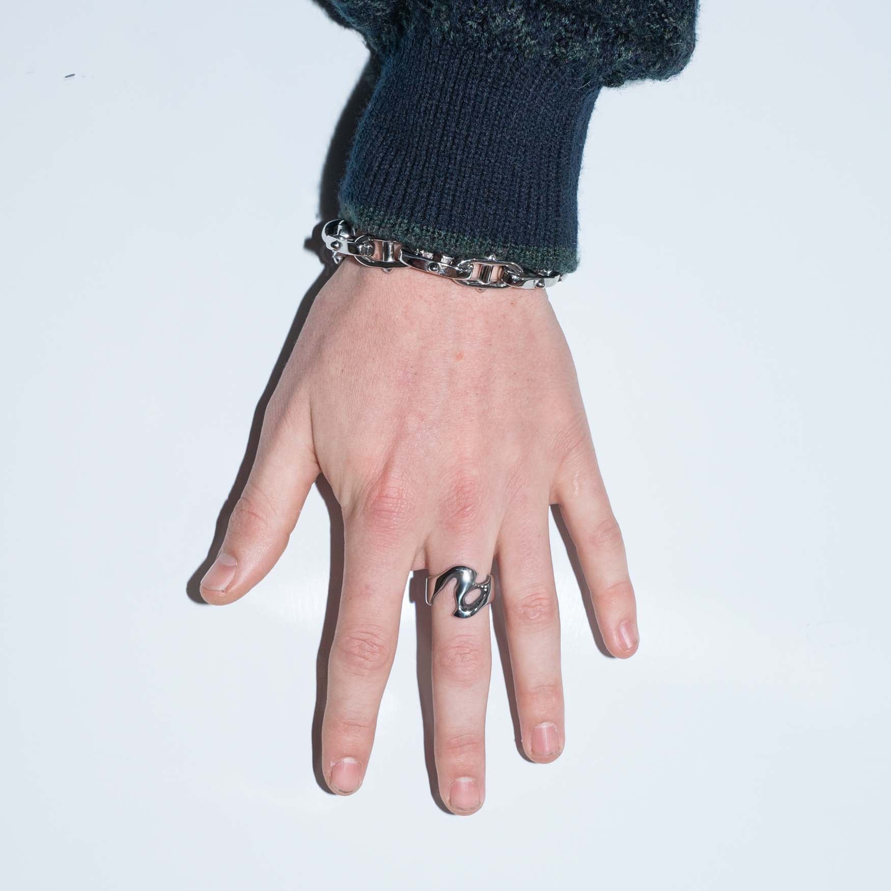 Liquid Ring Rings Personal Fears Personal Fears Liquid Ring - Futuristic Jewelry - y2k Rings