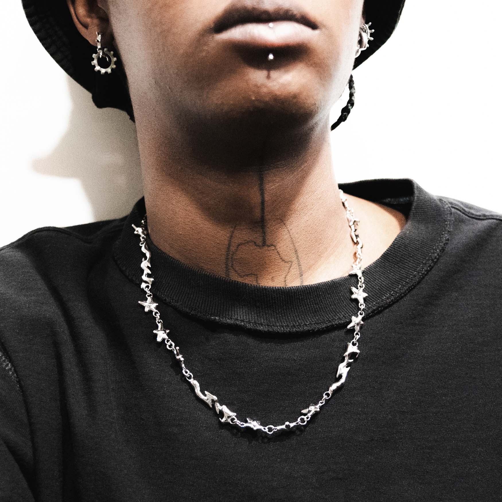 Montrose Chain Necklace Necklaces Personal Fears Personal Fears Montrose Chain Necklace - Star Chain - Tattoo Necklace