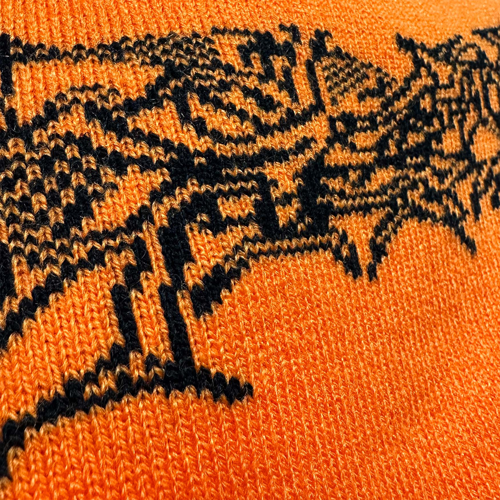 City Hunter Skullcap Beanie Hat Personal Fears Personal Fears City Hunter Skullcap Beanie - Orange and Black