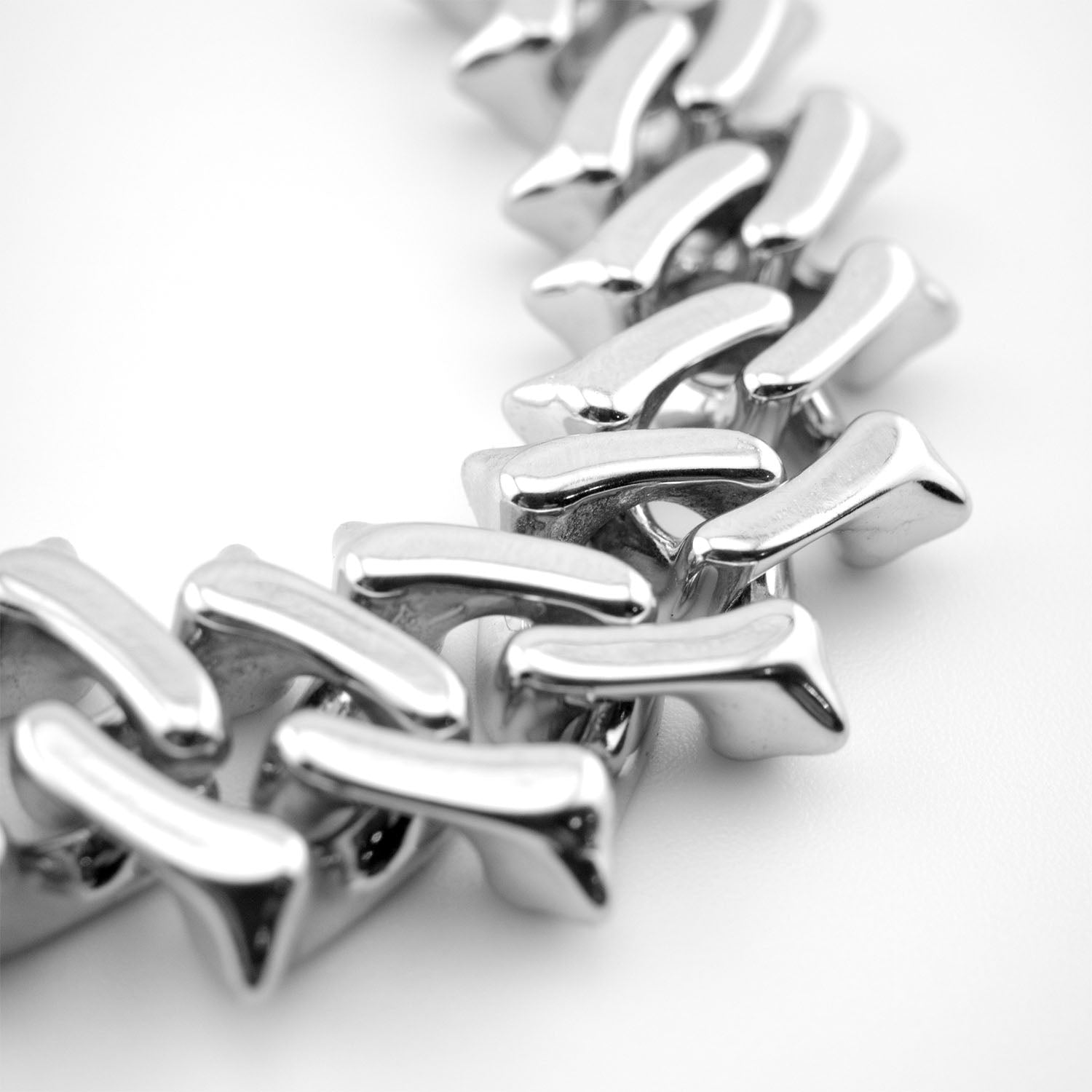 Raptor Link 2.0 Bracelet Bracelets Personal Fears Personal Fears Raptor Link 2.0 Bracelet  | Stainless Steel | Spiked Cuban Link