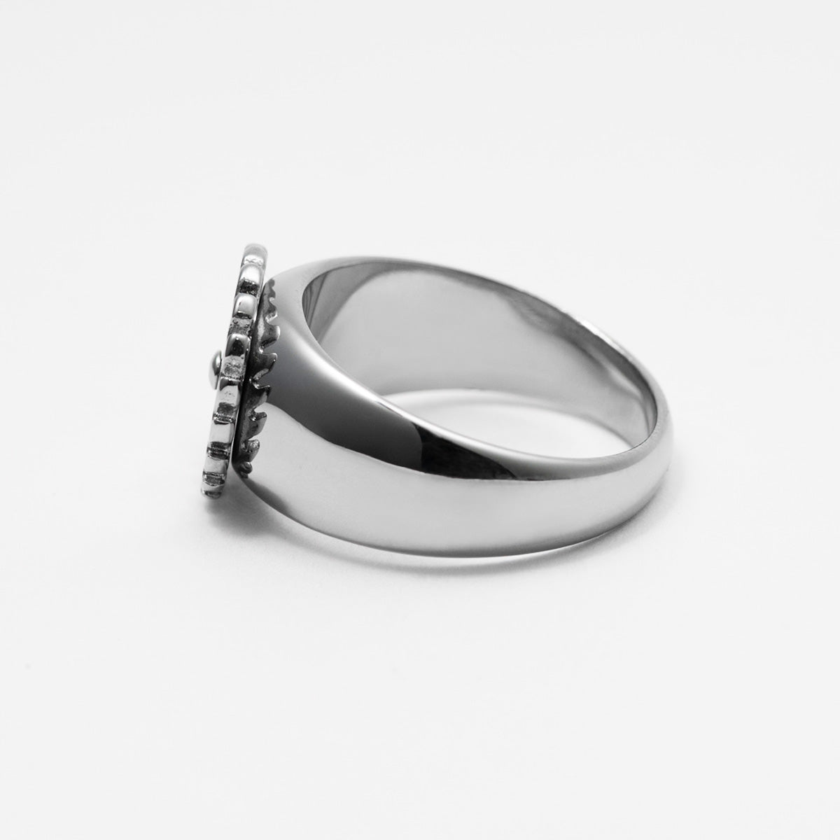 Saw Blade Ring Rings Personal Fears Personal Fears Saw Blade Ring - Fidget Ring - Spinning Ring