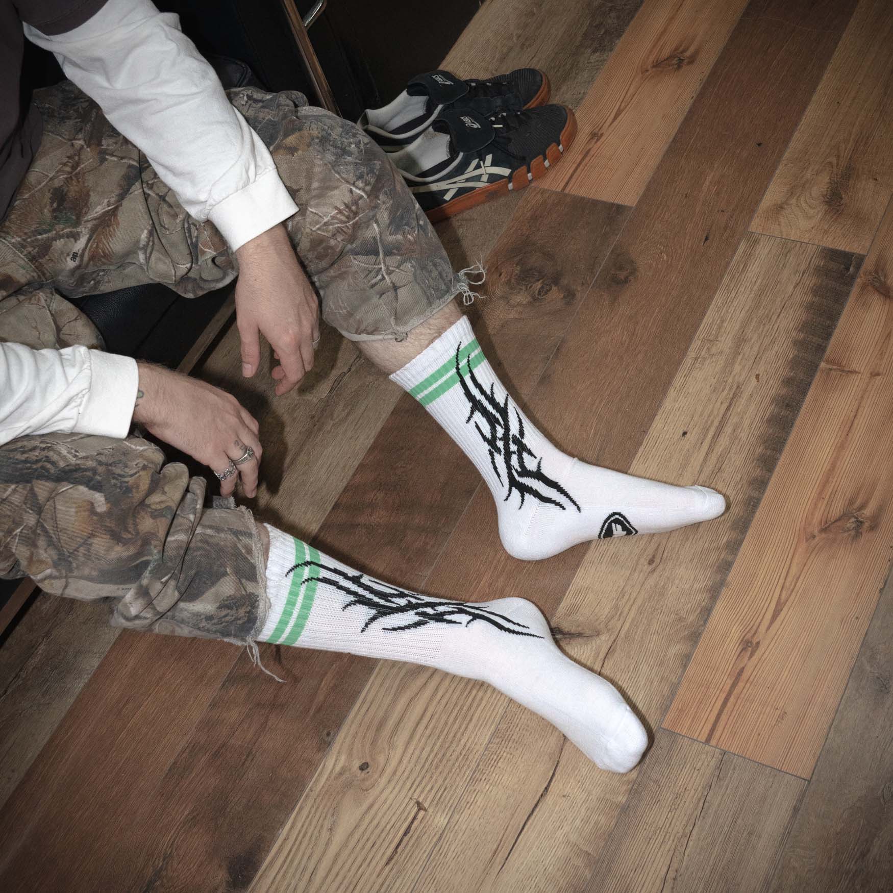 Tribal Skate Socks  Personal Fears Personal Fears Tribal Skate Socks - Athletic Socks - Cool Socks