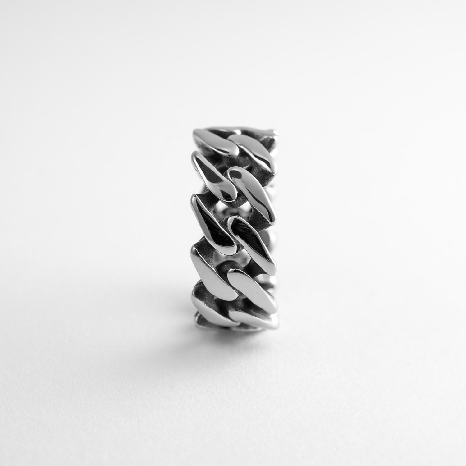 Guantanamo Ring ring Personal Fears Personal Fears Guantanamo Ring - Cuban Link Ring - Classic Men's Rings - Spike