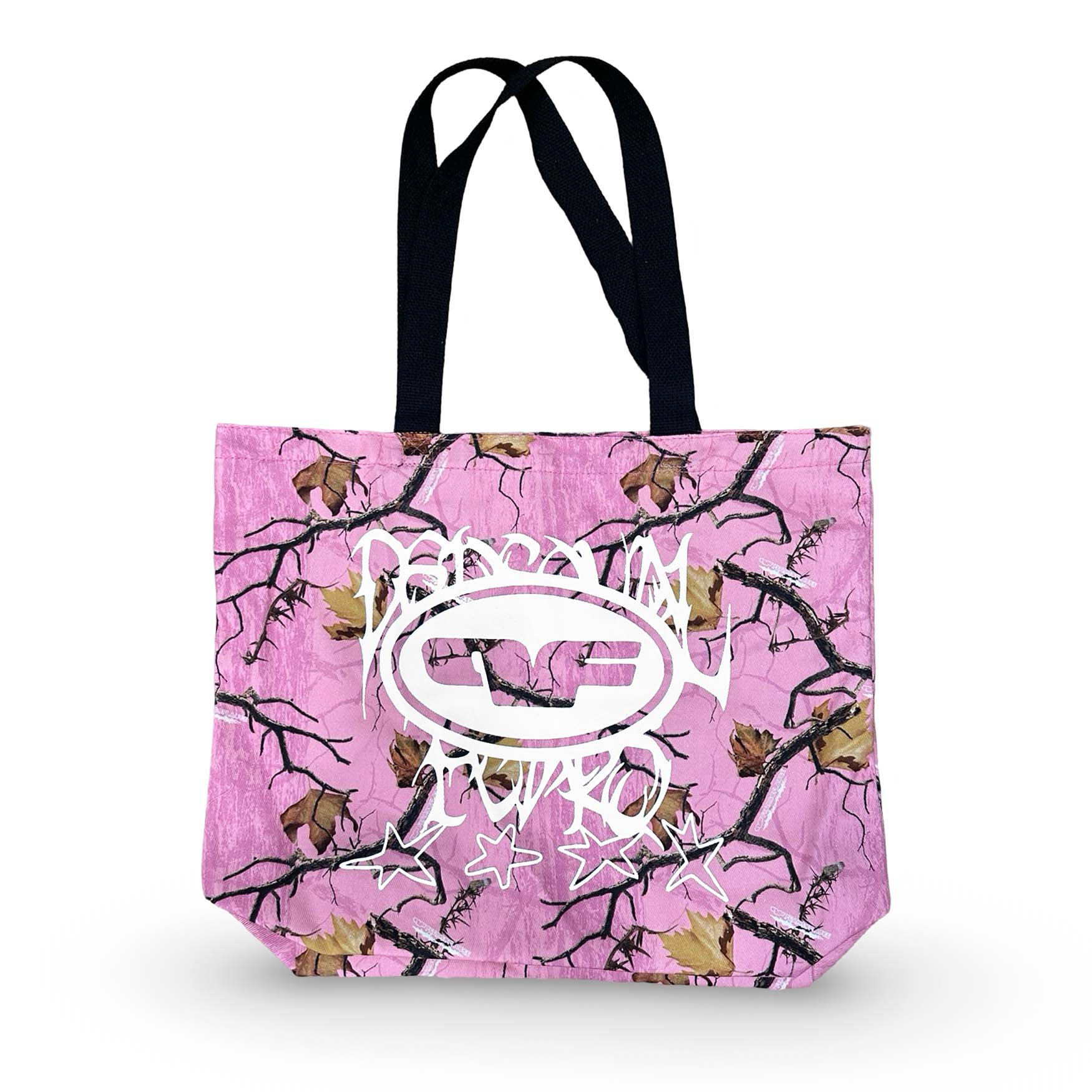 Tote Bag - Pink Woodland Camo  Personal Fears Personal Fears Tote Bag - Pink Woodland Camo | Cute Bags
