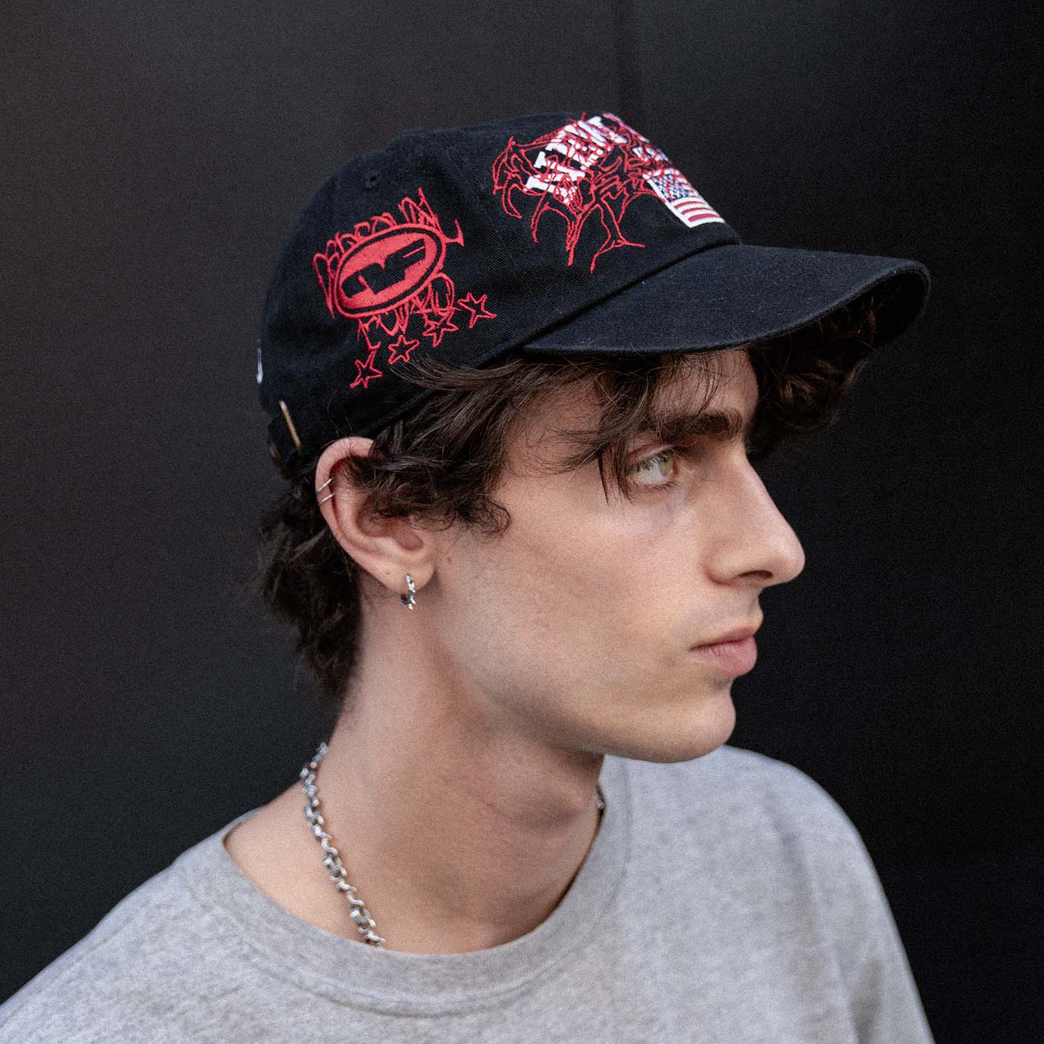 Bootleg Tourist Hat - Black Hat Personal Fears Personal Fears Bootleg New York Tourist Hat - Black | Double Embroidered Dad Hat