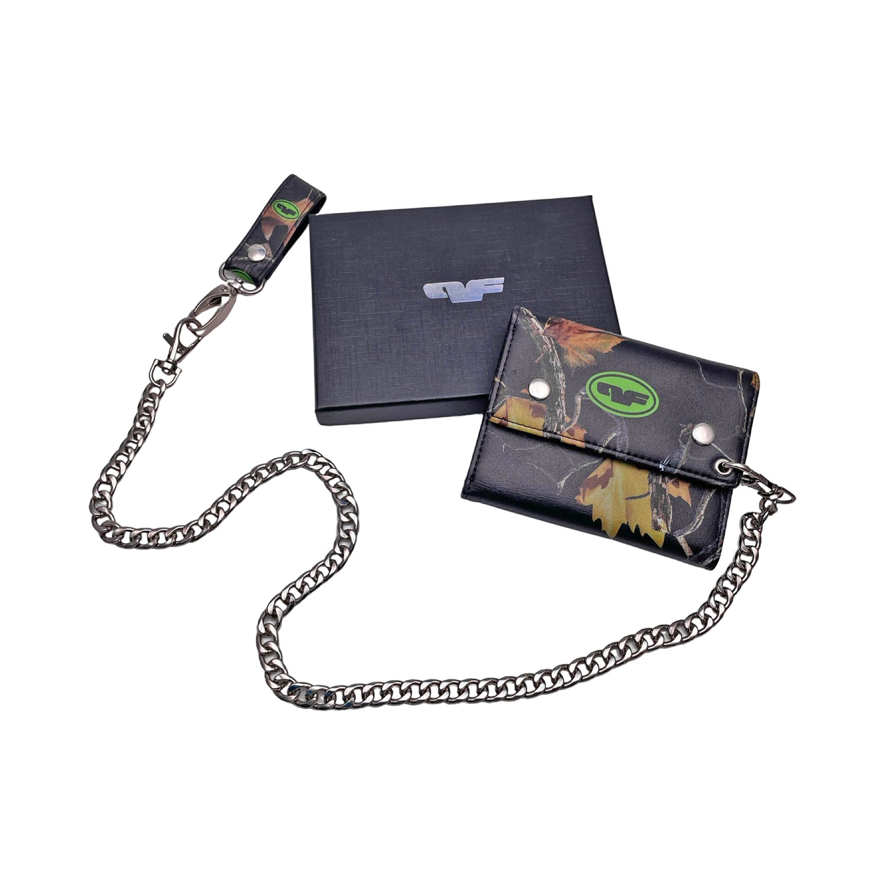 Chain Wallet 3.0 w/ FEARSOFLAUGE™ wallet Personal Fears Personal Fears Chain Wallet 3.0 w/ FEARSOFLAUGE™ - Woodland Camo
