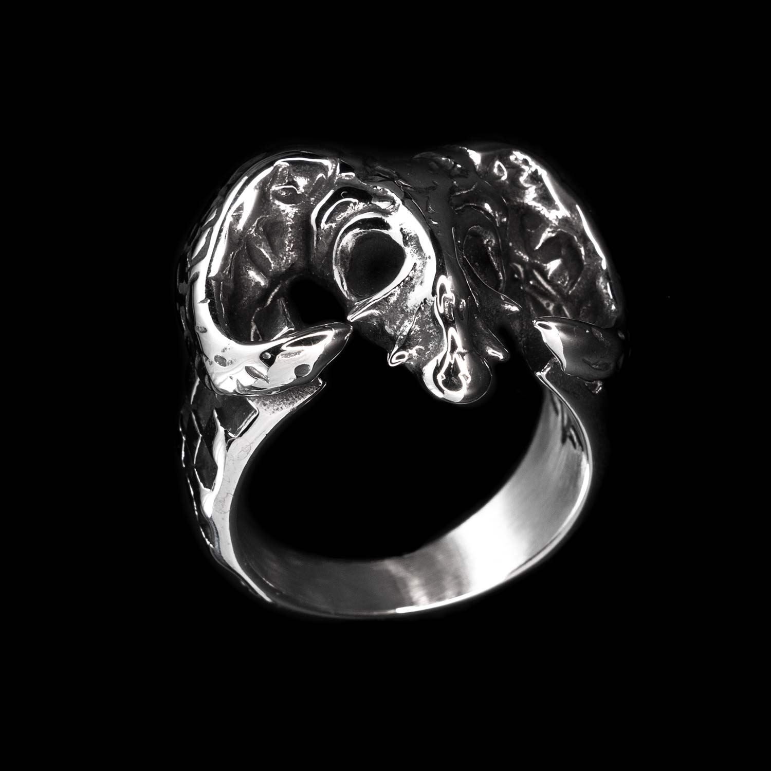 Goat Head Baphomet Ring Rings Personal Fears Personal Fears Goat Head Baphomet Ring | Devil Rings | Punk rings