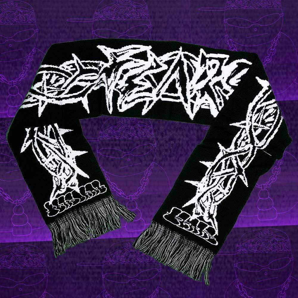 Crown of Thorns Scarf scarf Personal Fears Personal Fears Crown of Thorns Scarf | Punk Style