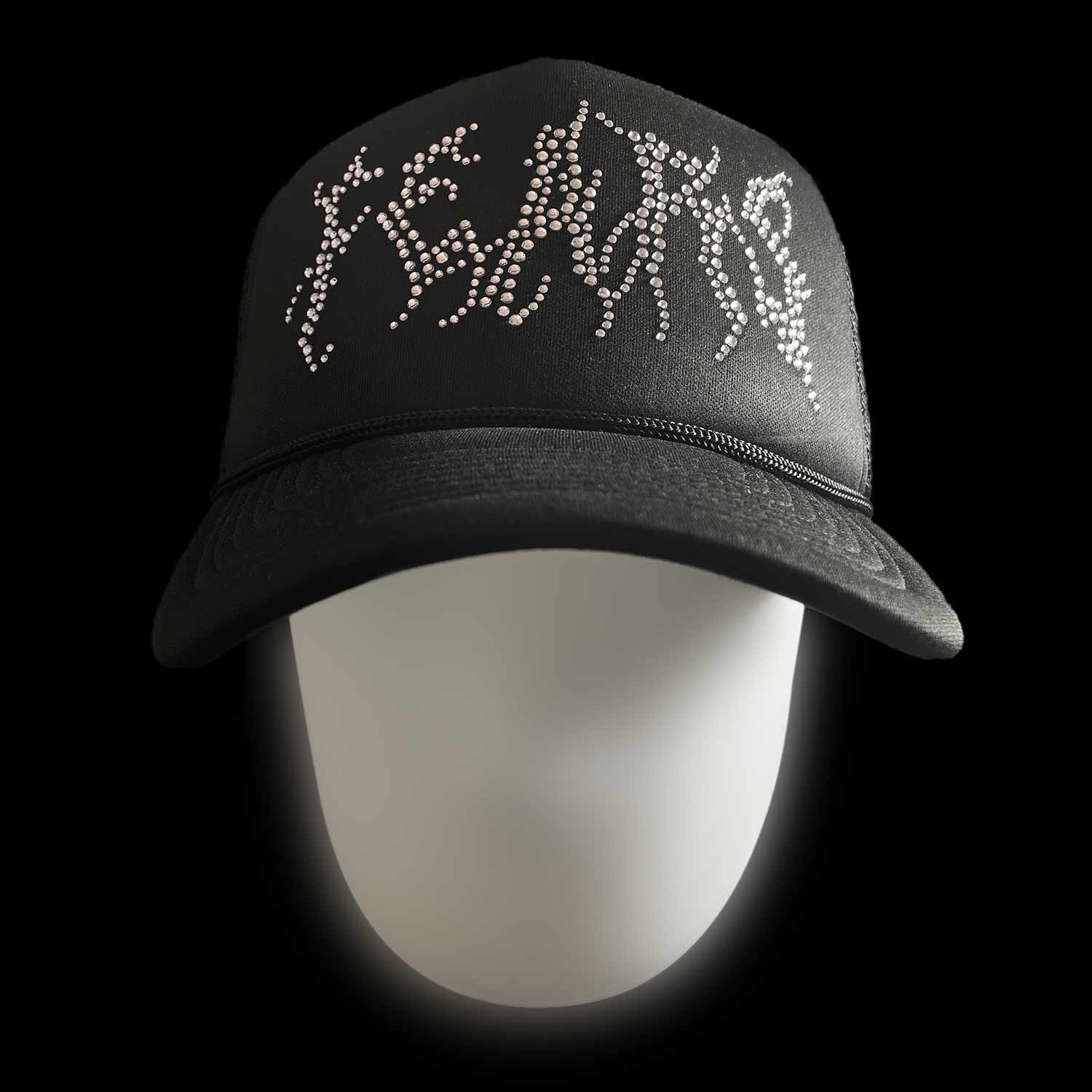 Rhinestone Trucker - RESTOCK Hat Personal Fears Personal Fears Rhinestone Trucker | Skater Hats | y2k Fashion