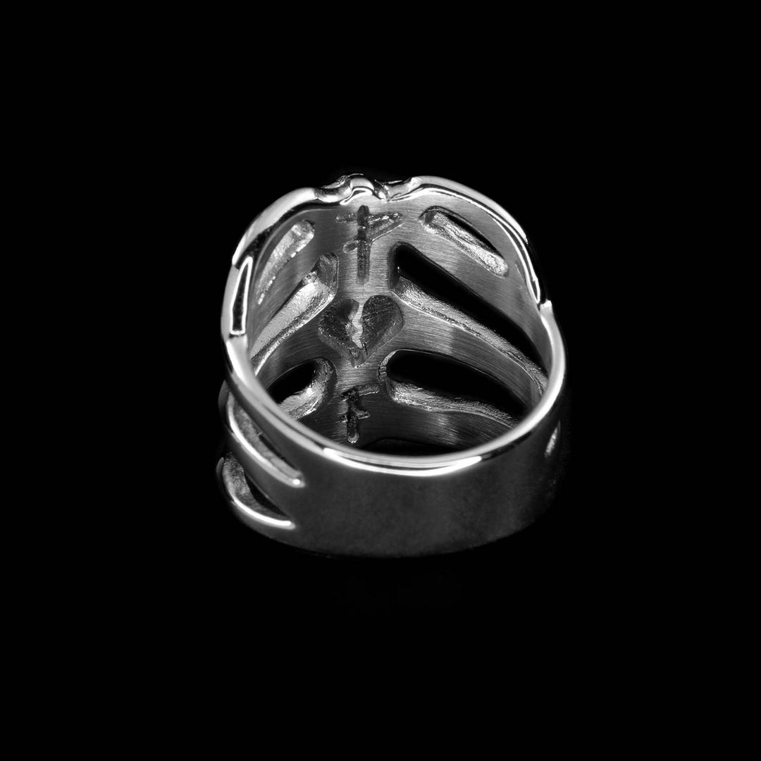 Rear view of the Ribcage Ring by Personal Fears