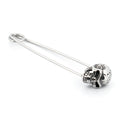 Skull Safetypin Earring