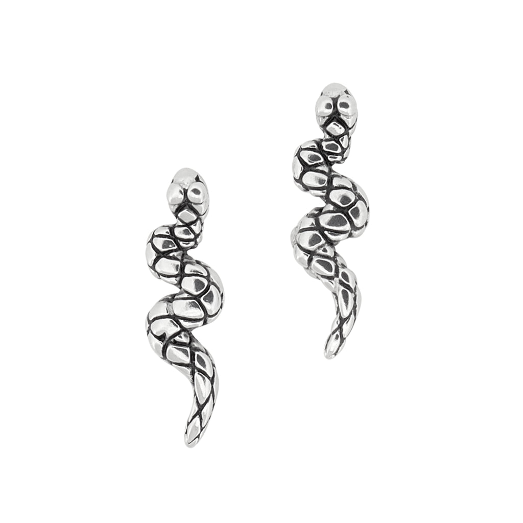 Micro Snake Stud Earring