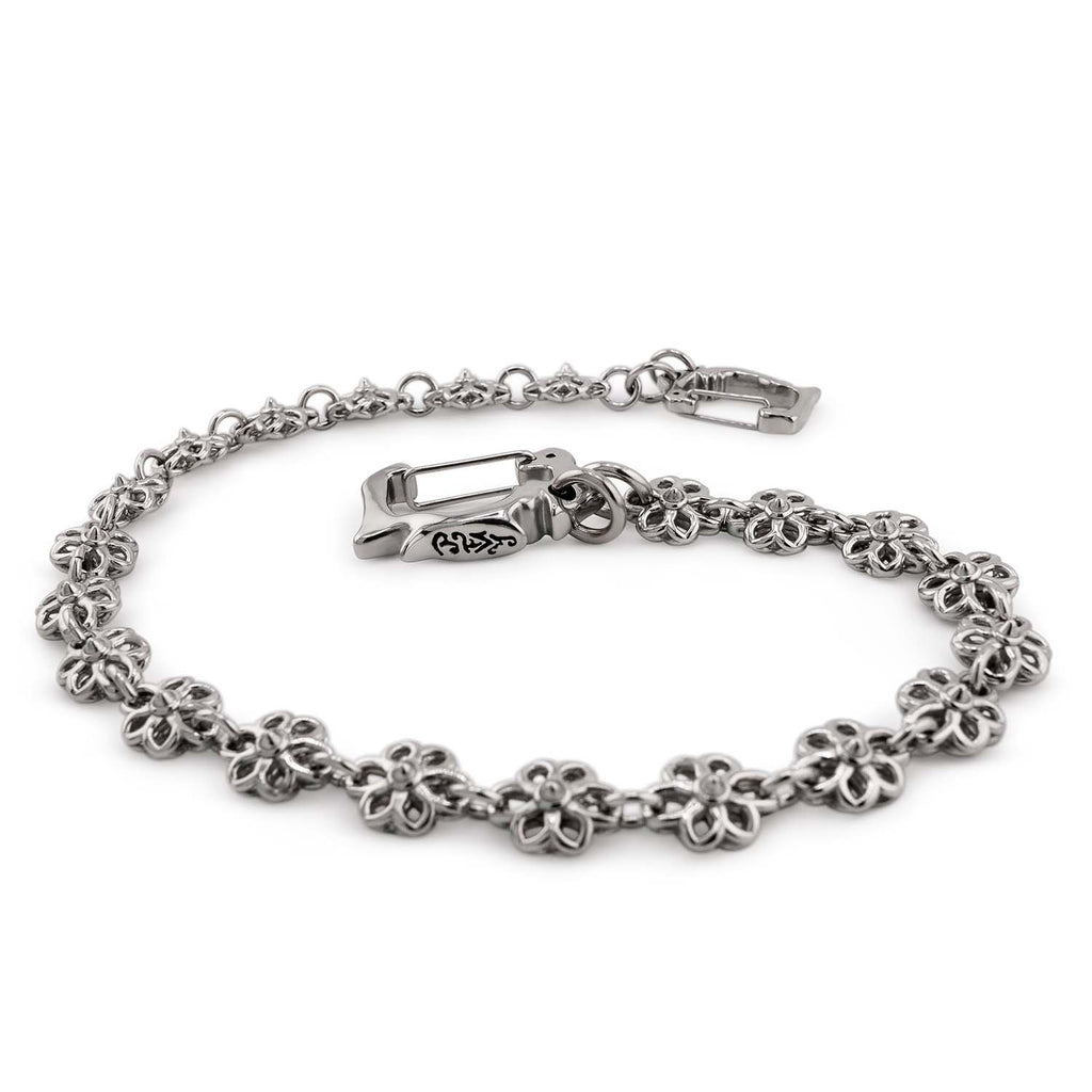 Floral Link Wallet Chain