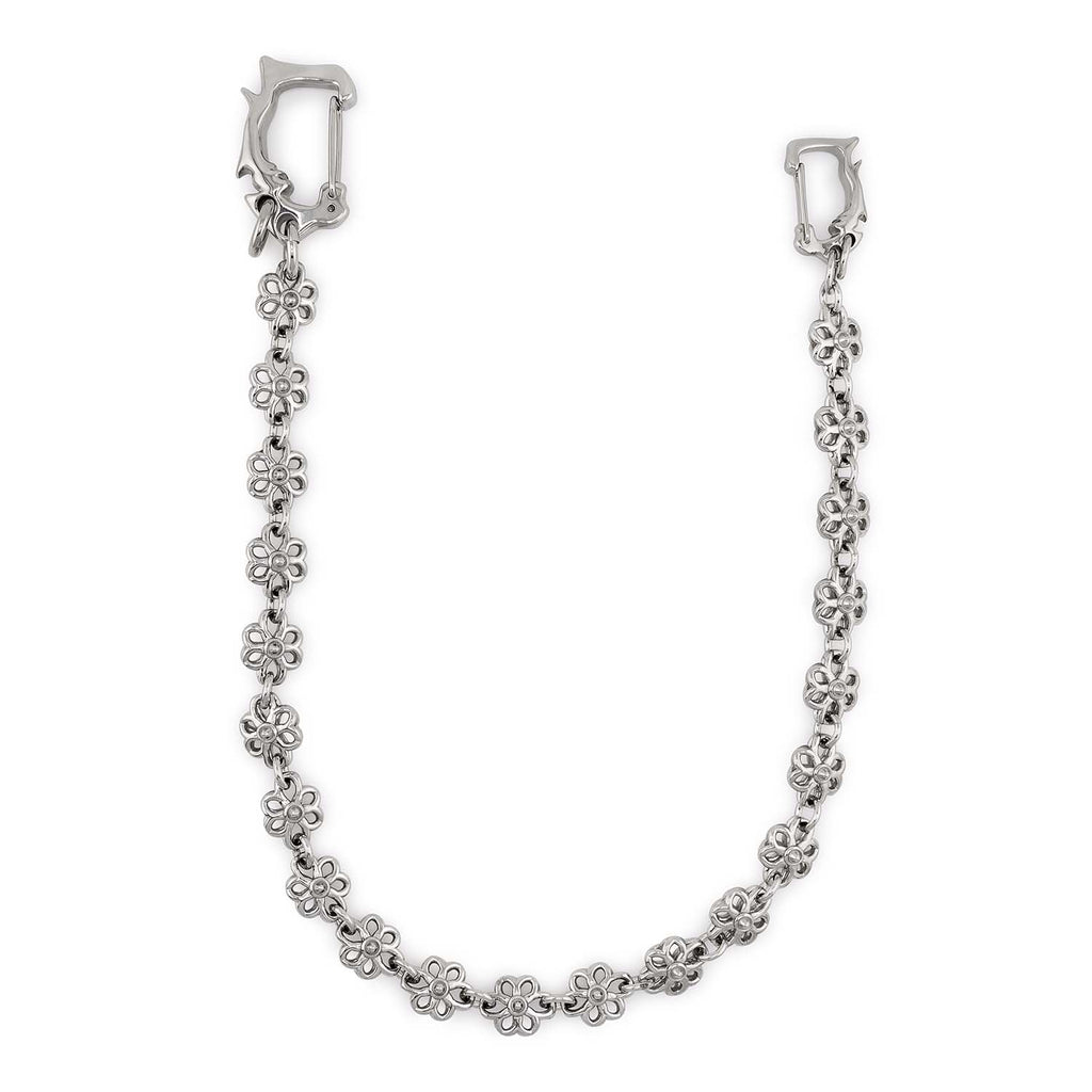 Floral Link Wallet Chain