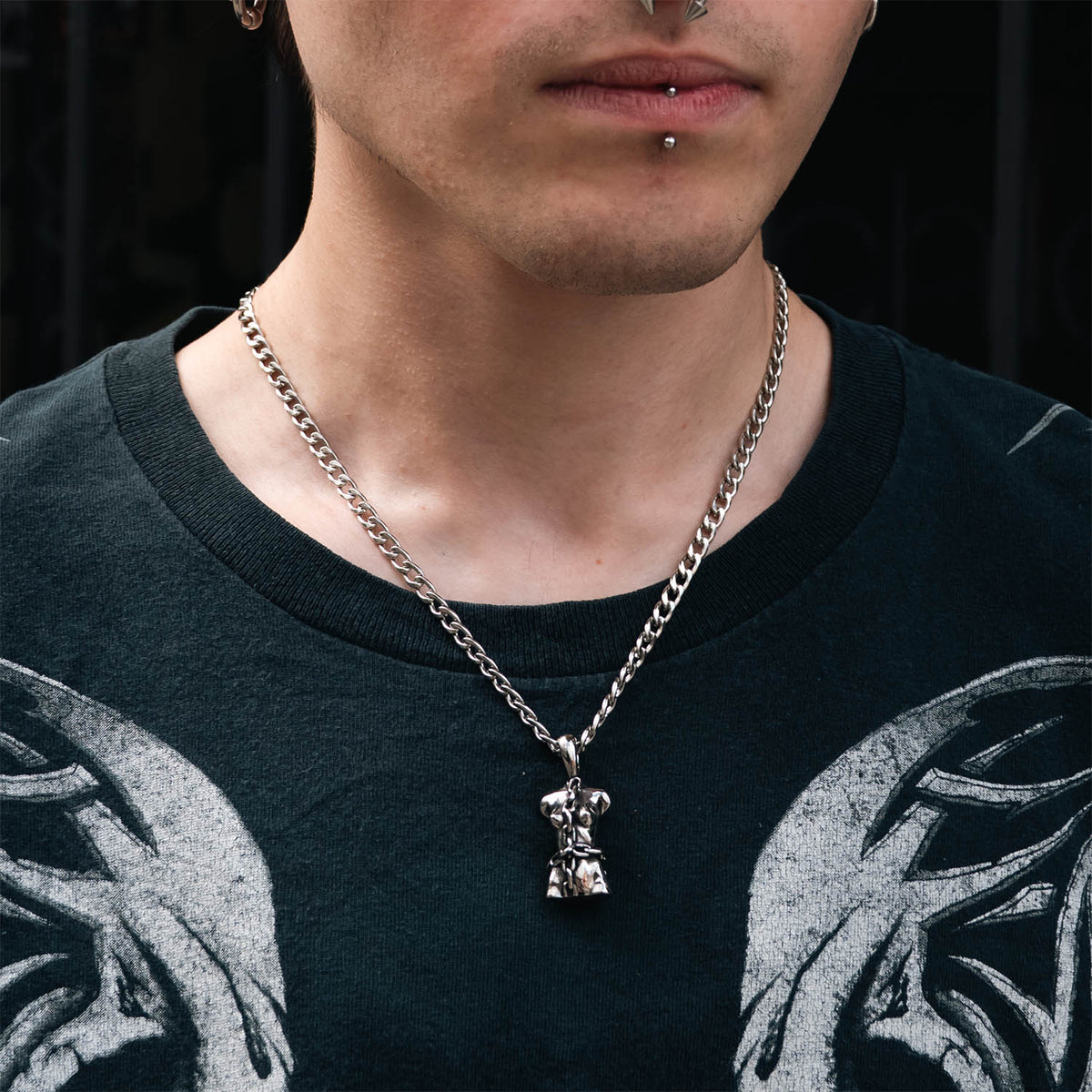 Chained Up Bondage Chain Necklaces Personal Fears Personal Fears Chained Up Bondage Chain | Goth Jewelry Chains Necklace
