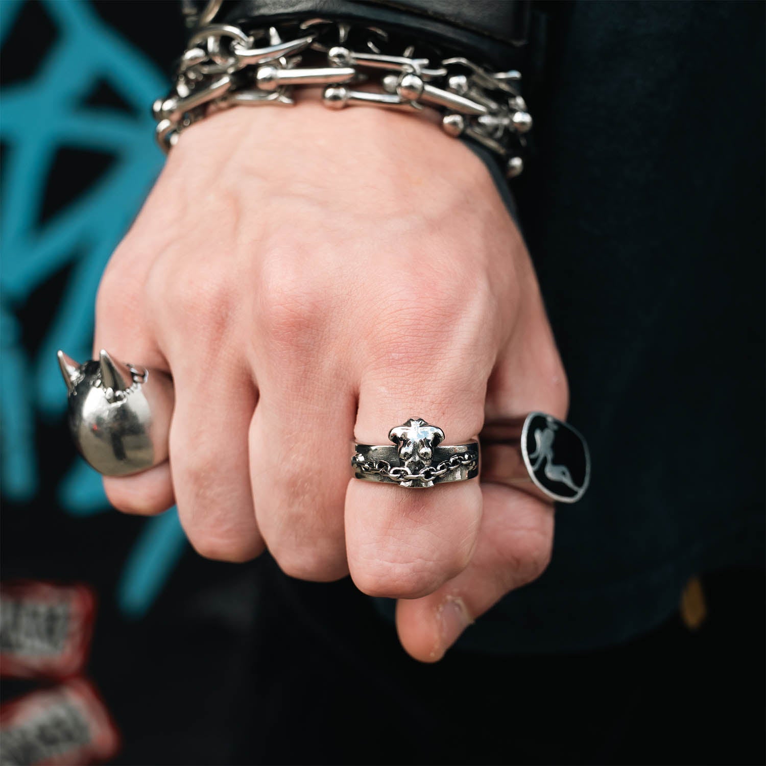 Chained Up Bondage Ring