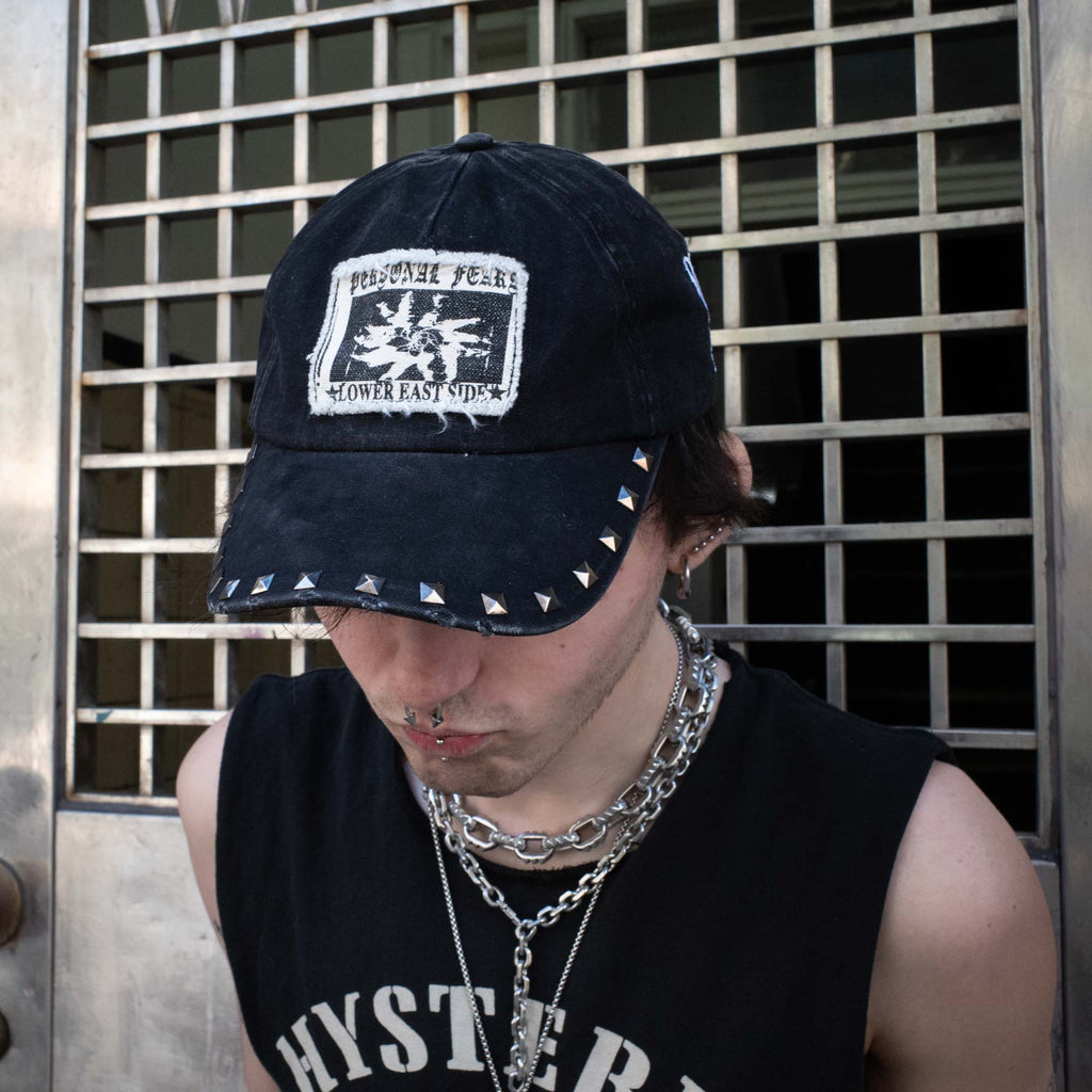 Punk Patch Hat - Black