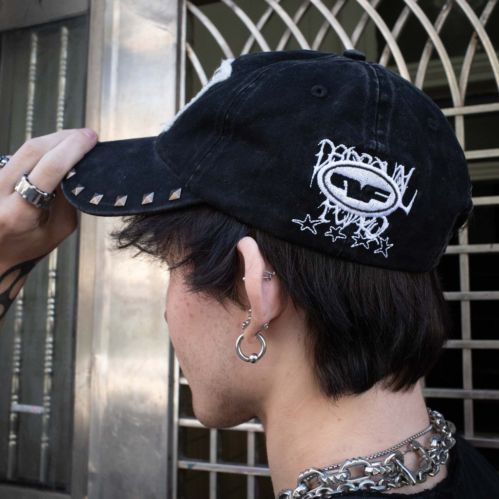 Punk Patch Hat - Black