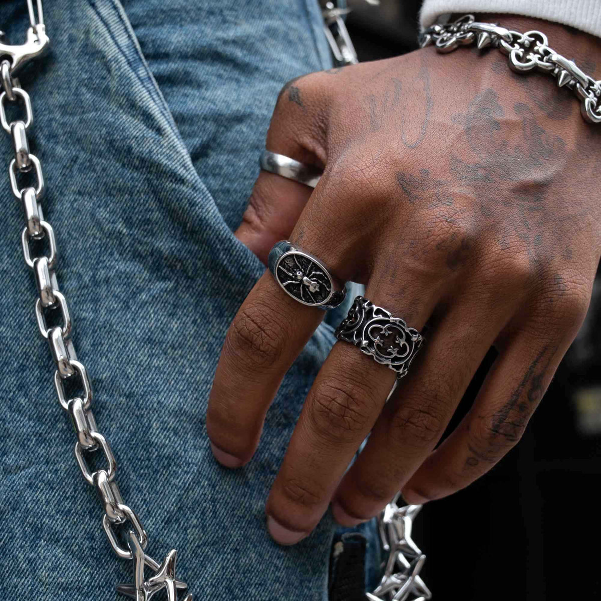 Spider Signet Ring