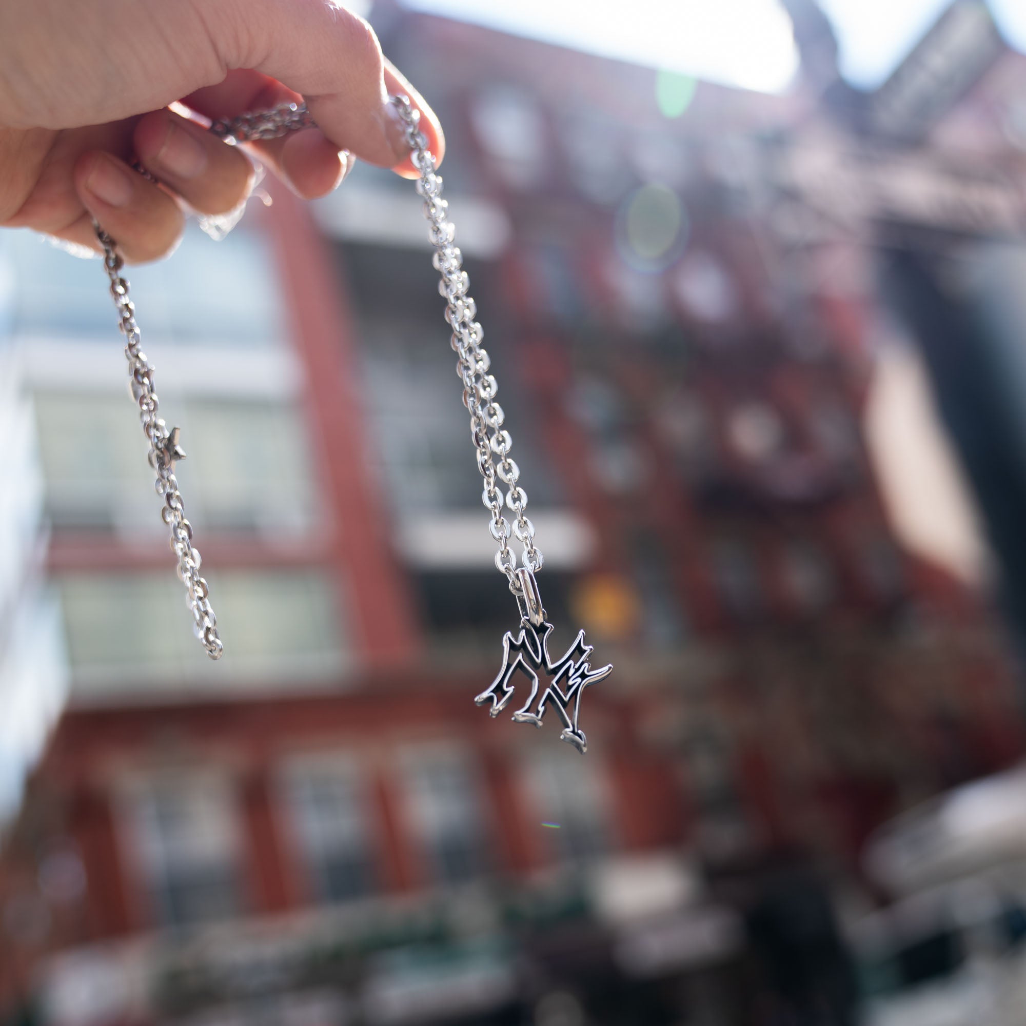New York Pendant Necklace Necklaces Personal Fears Personal Fears New York Pendant Necklace | Tribal Jewelry | Spikes