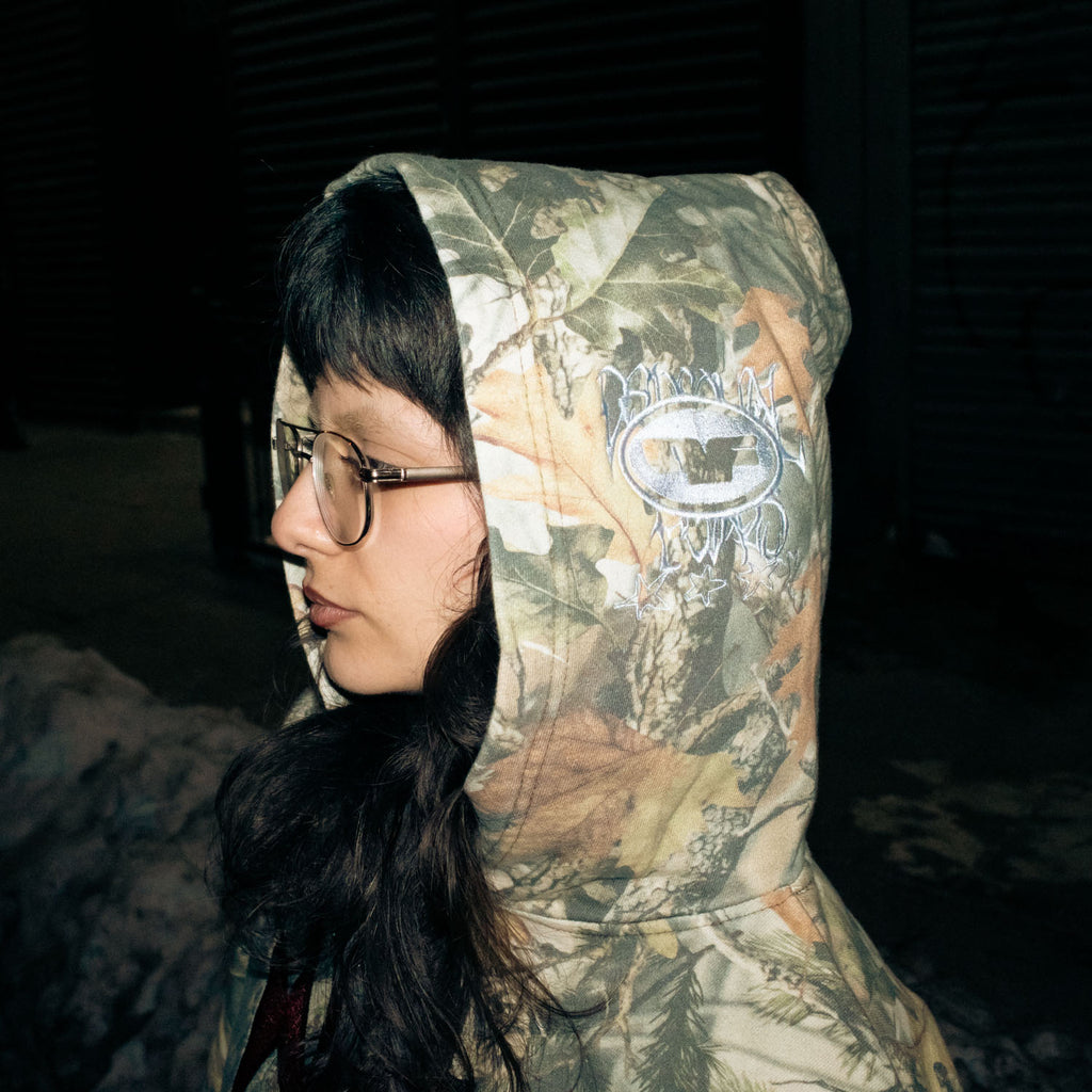 Embroidered NY Hoodie - Camo