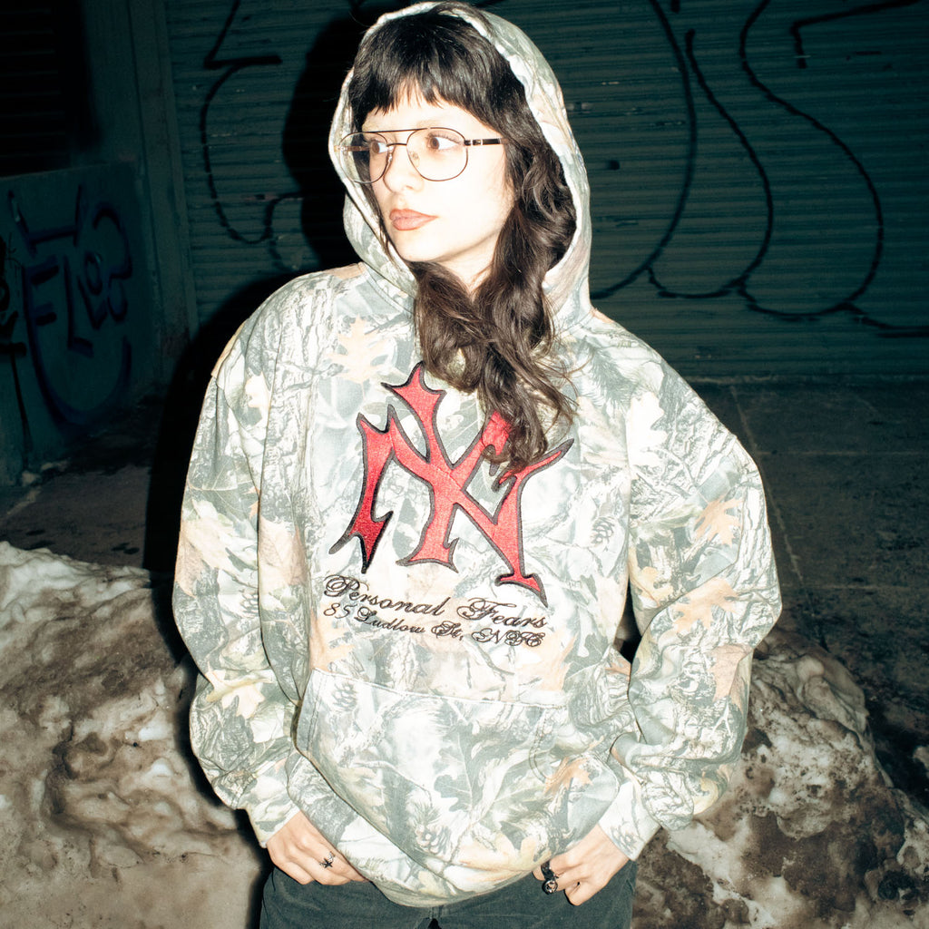 Embroidered NY Hoodie - Camo