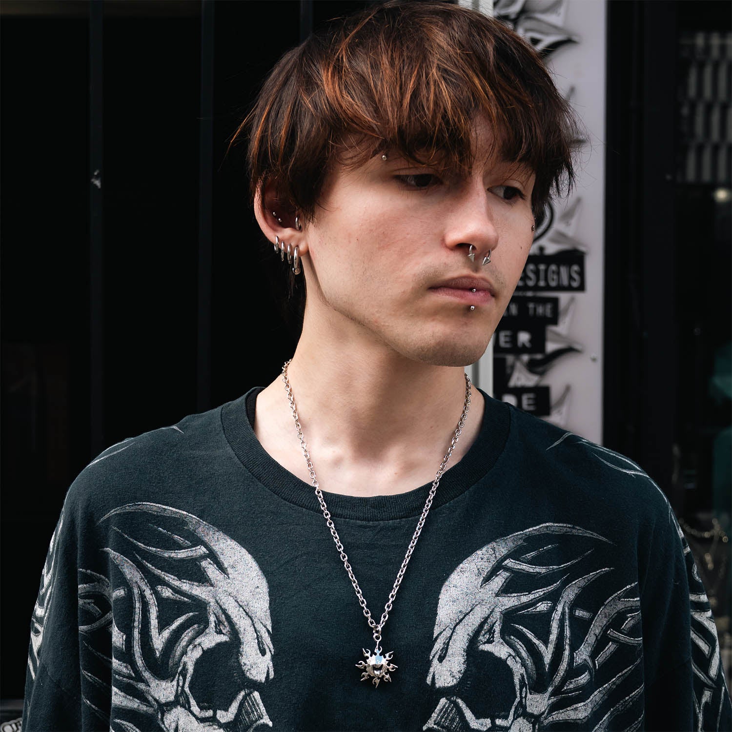 Tribal Sun Pendant Chain