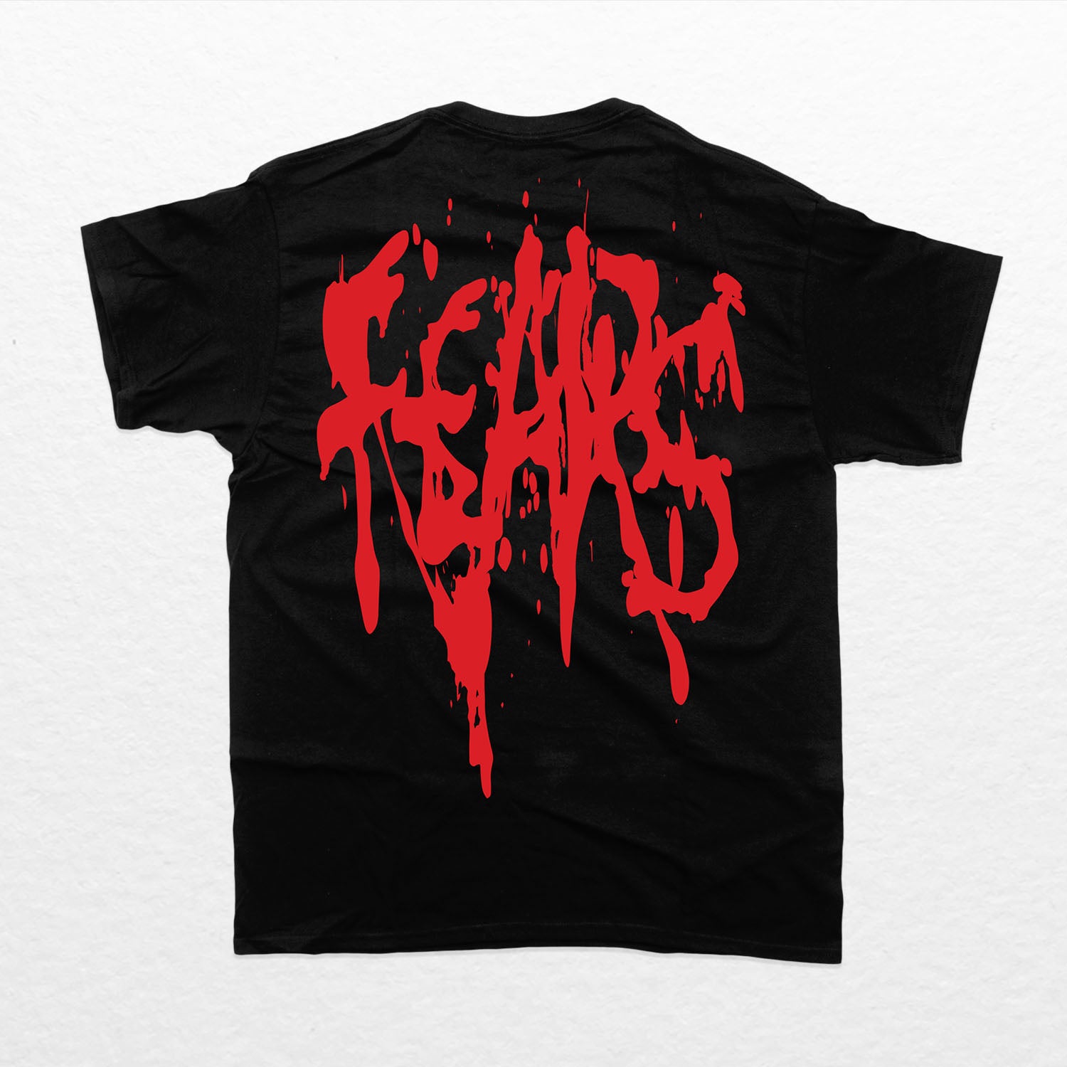 American Psycho Blood T-shirt by Personal Fears. Back Of T Shirt.