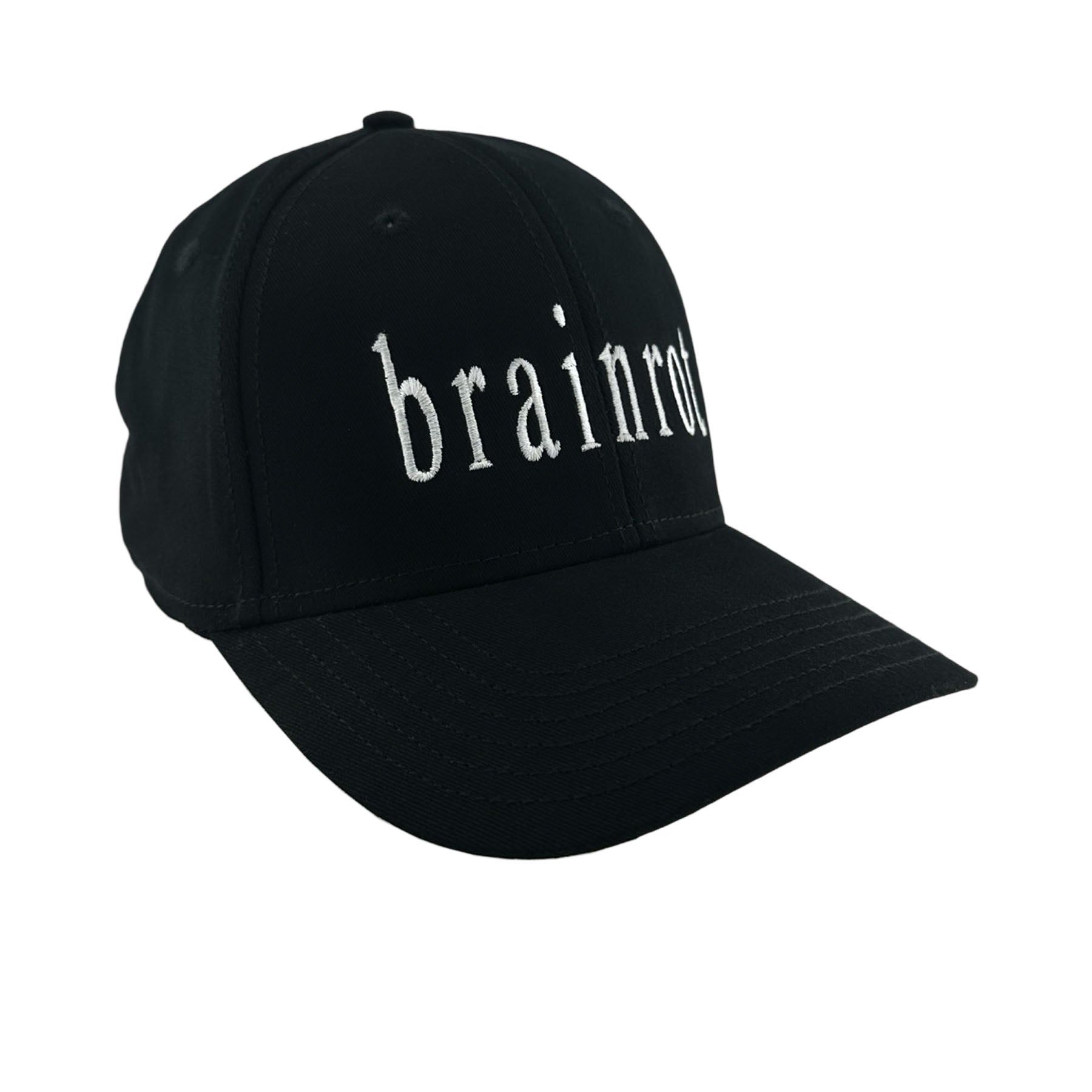 "Brainrot" Flexfit - Black Hat Personal Fears Personal Fears "Brainrot" Flexfit - Black - 90s Hat - Y2K Hat