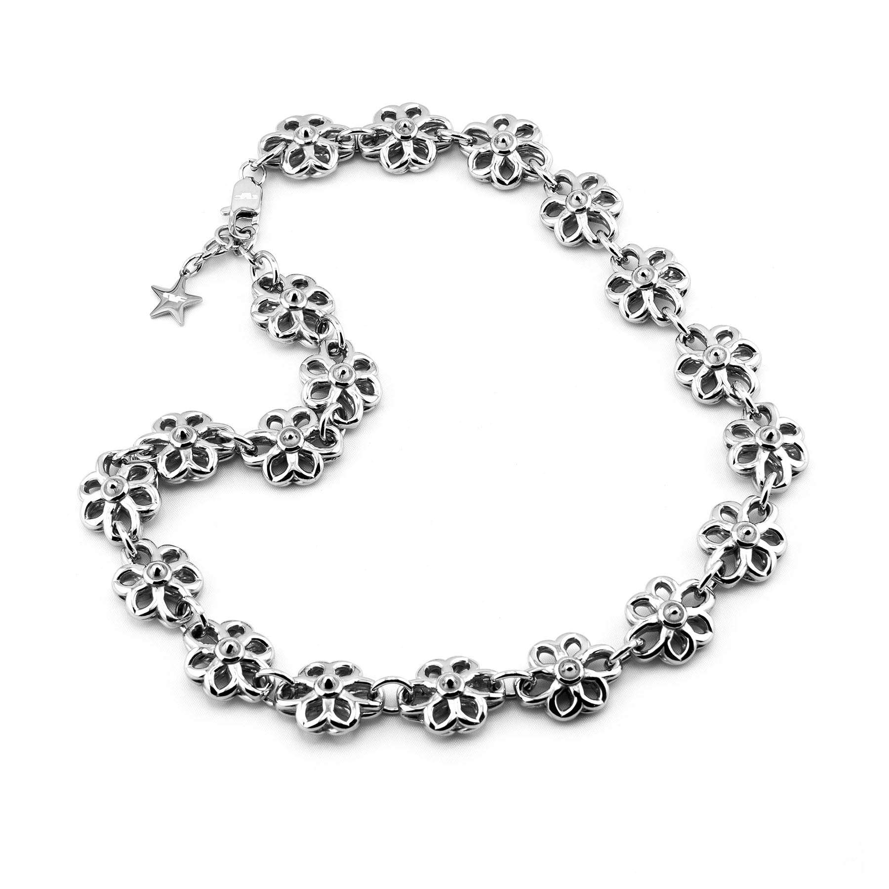 Floral Link Chain Necklaces Personal Fears Personal Fears Floral Link Chain | Fleur Necklace | Chunky Jewelry