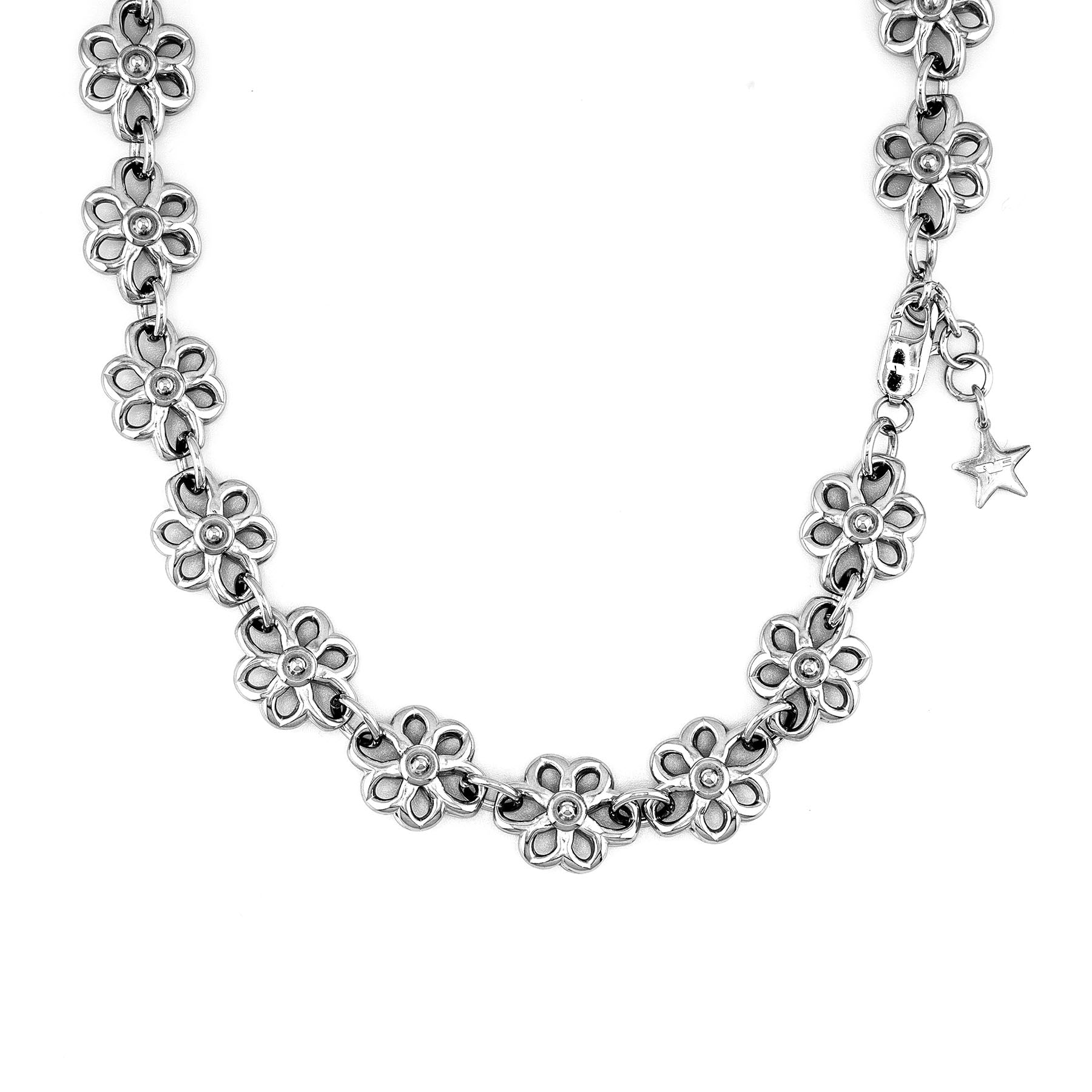 Floral Link Chain Necklaces Personal Fears Personal Fears Floral Link Chain | Fleur Necklace | Chunky Jewelry