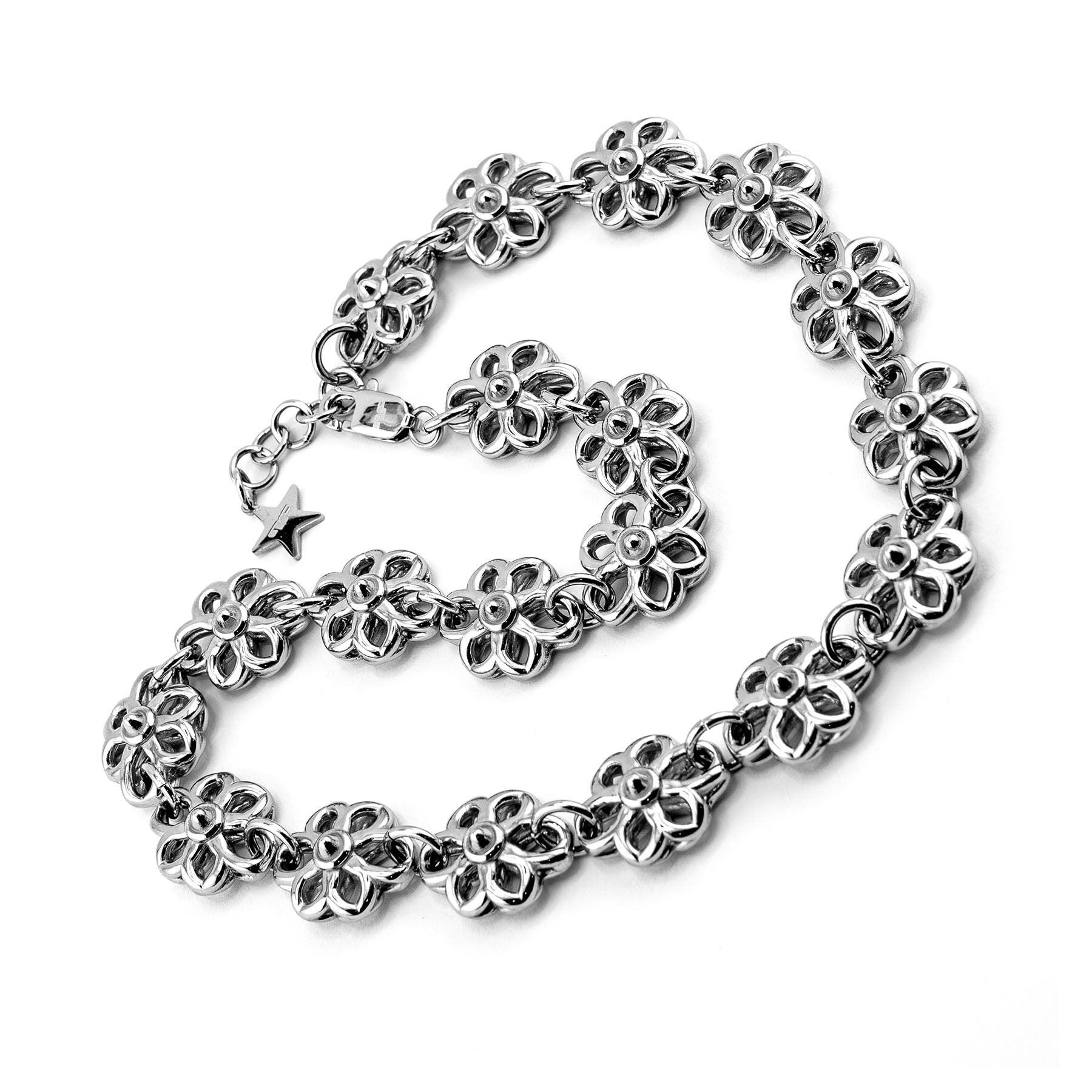 Floral Link Chain Necklaces Personal Fears Personal Fears Floral Link Chain | Fleur Necklace | Chunky Jewelry