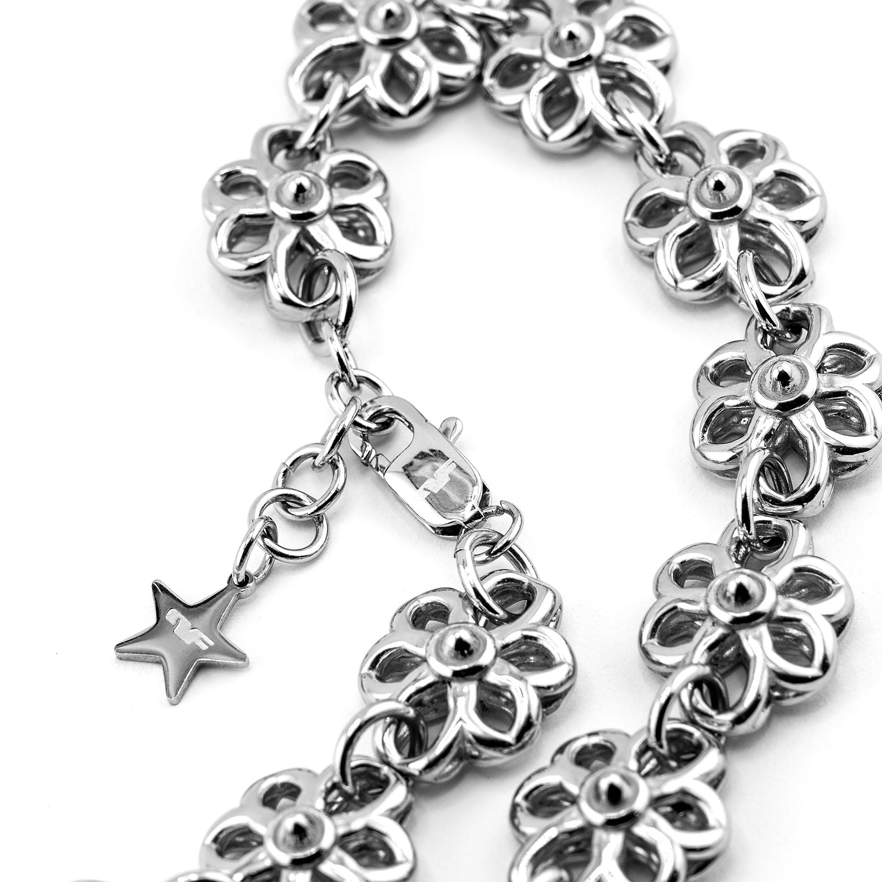 Floral Link Chain Necklaces Personal Fears Personal Fears Floral Link Chain | Fleur Necklace | Chunky Jewelry