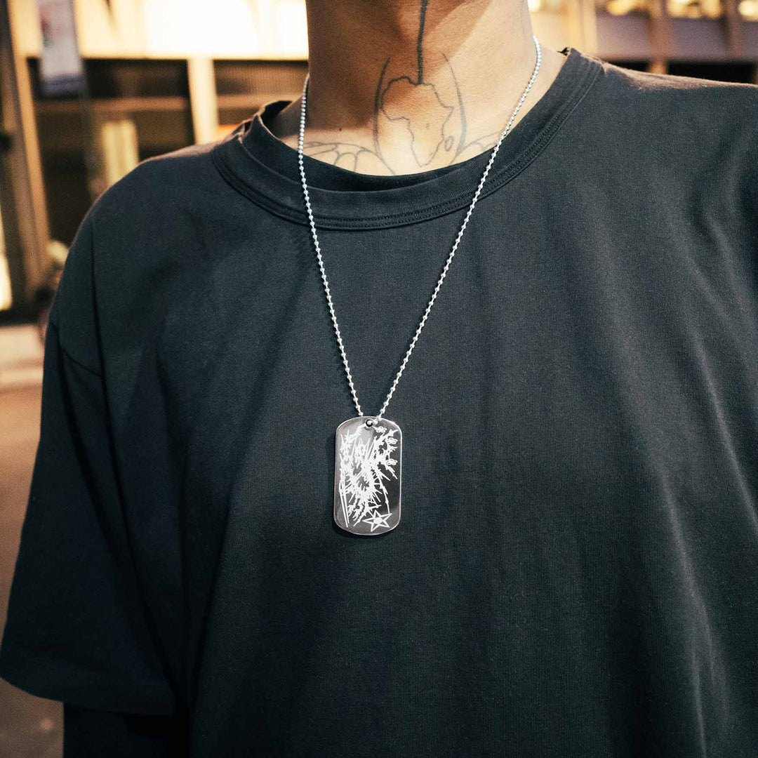 Dog Tag 7.0 Necklaces Personal Fears Personal Fears Dog Tag 6.0 | Stainless Steel Cyber Sigilism Jewelry