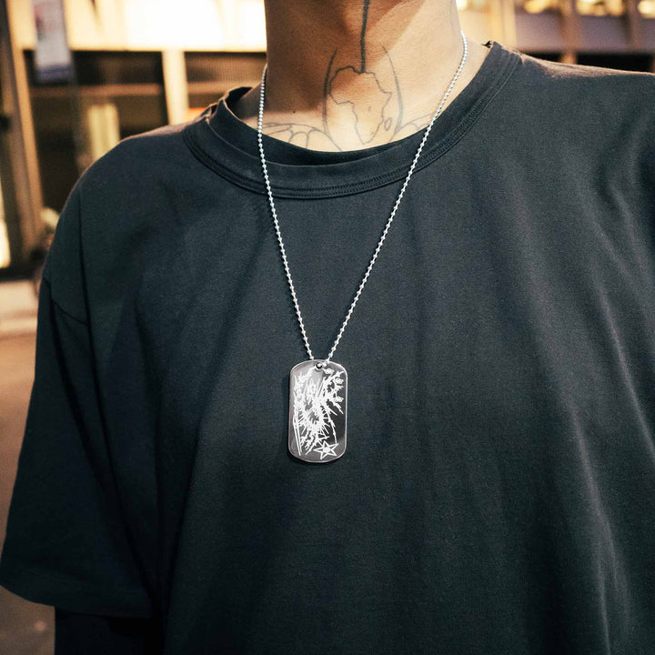 Dog Tag 7.0 Necklaces Personal Fears Personal Fears Dog Tag 6.0 | Stainless Steel Cyber Sigilism Jewelry