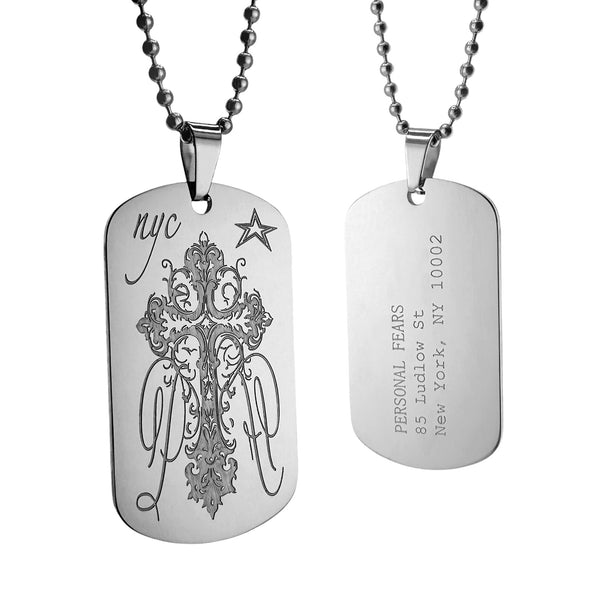 Dog Tag 9.0 | Gothic Cross Pendant