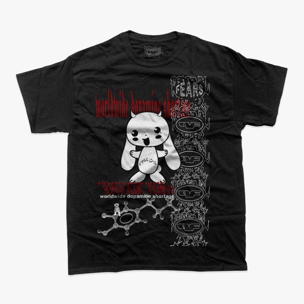 Dopamine Tee- Black Shirts & Tops Personal Fears Personal Fears 