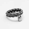 Till Death Ring ring Personal Fears Personal Fears Till Death Ring - Lock Ring - Chain Ring
