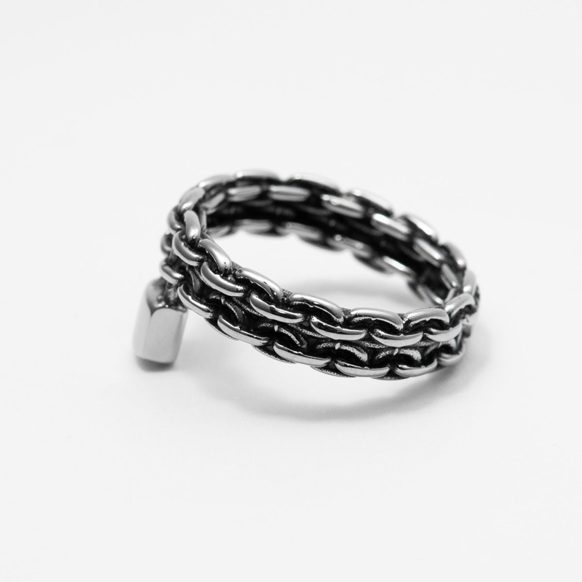 Till Death Ring ring Personal Fears Personal Fears Till Death Ring - Lock Ring - Chain Ring