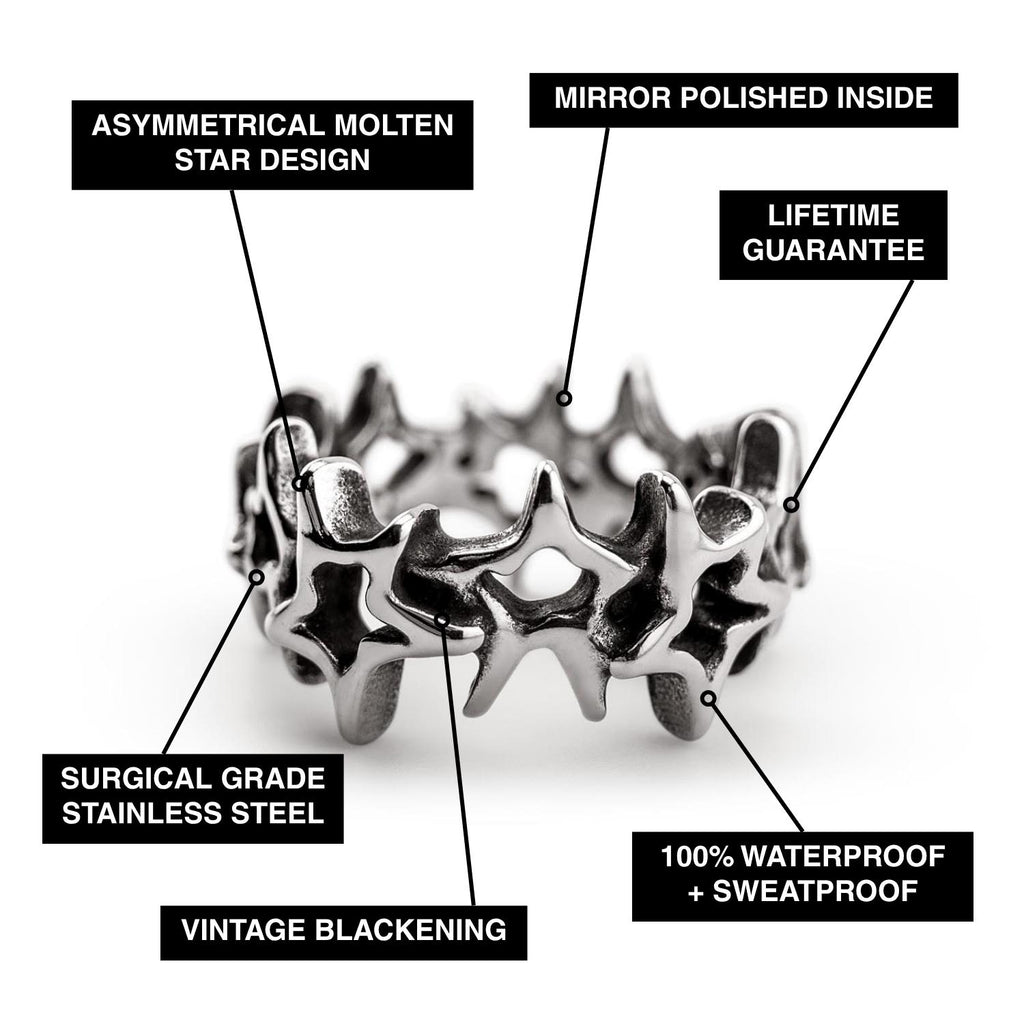 Molten Star Ring Necklaces Personal Fears Personal Fears 