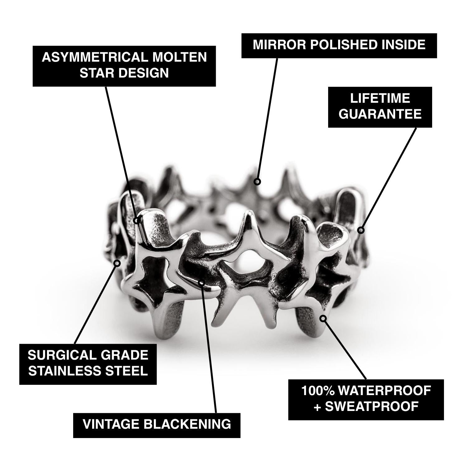 Molten Star Ring